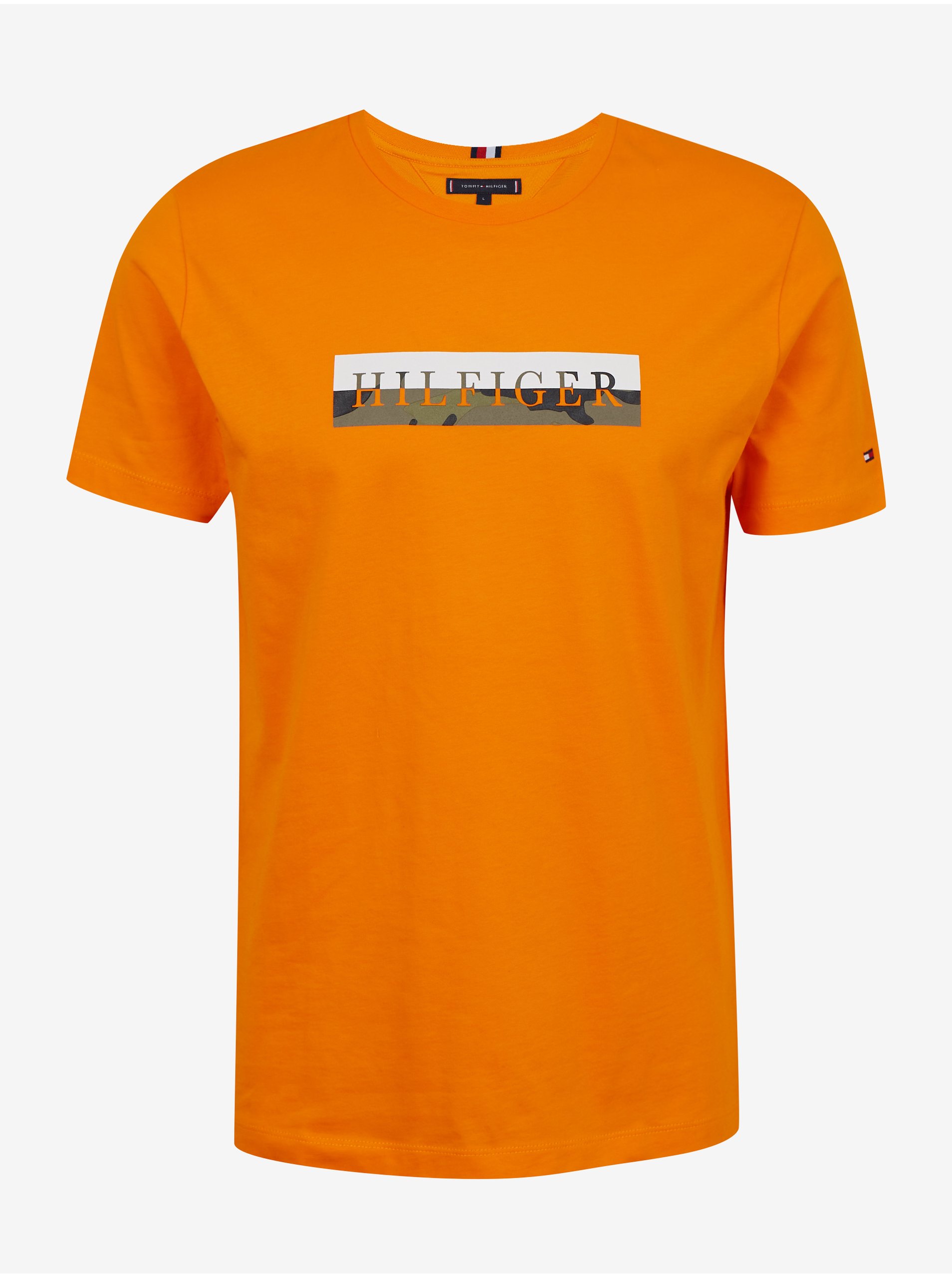 Orange men's T-shirt Tommy Hilfiger - Men's
