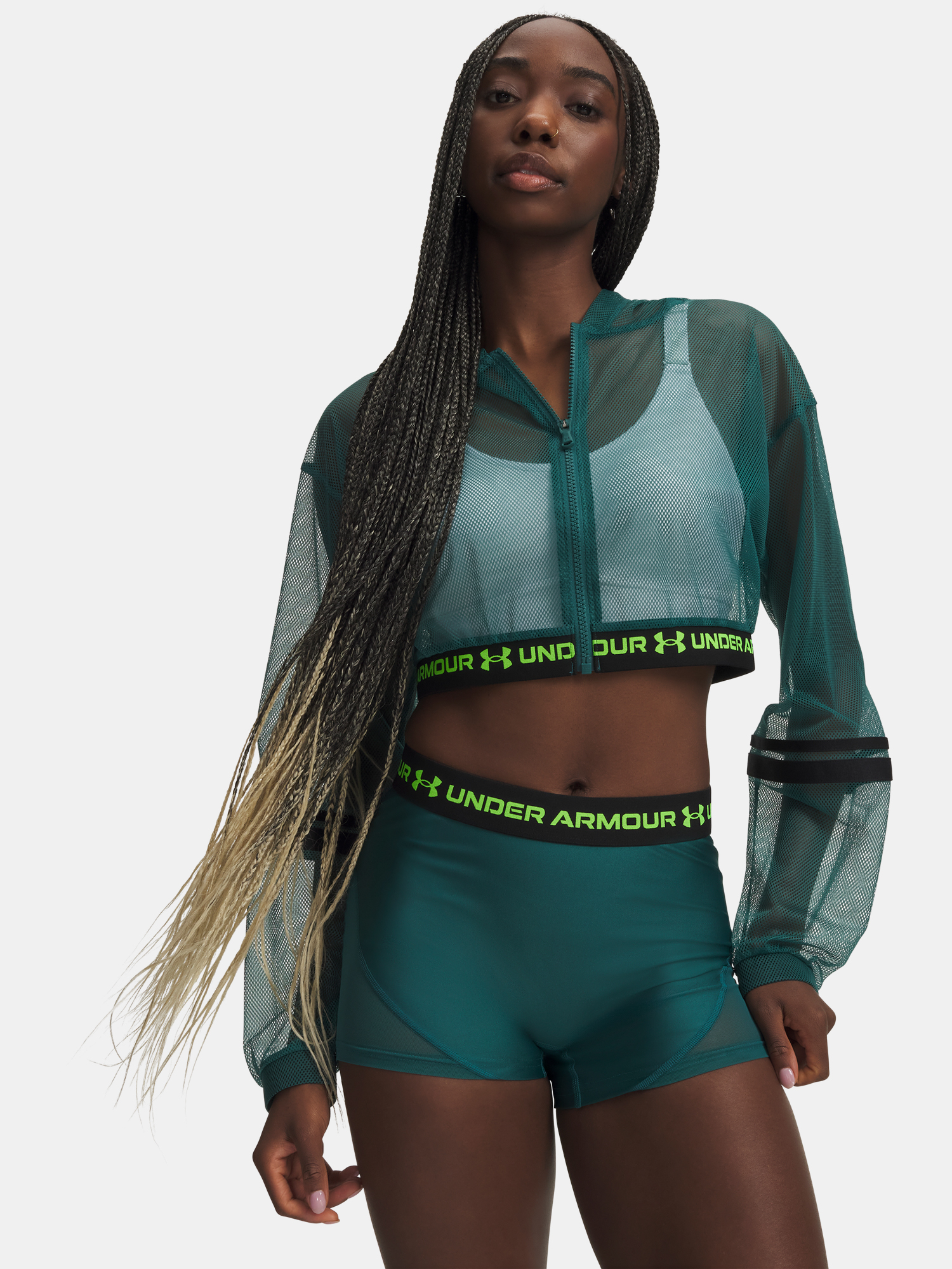 Women's Under Armour HeatGear Mesh FZ Jacket - Women's