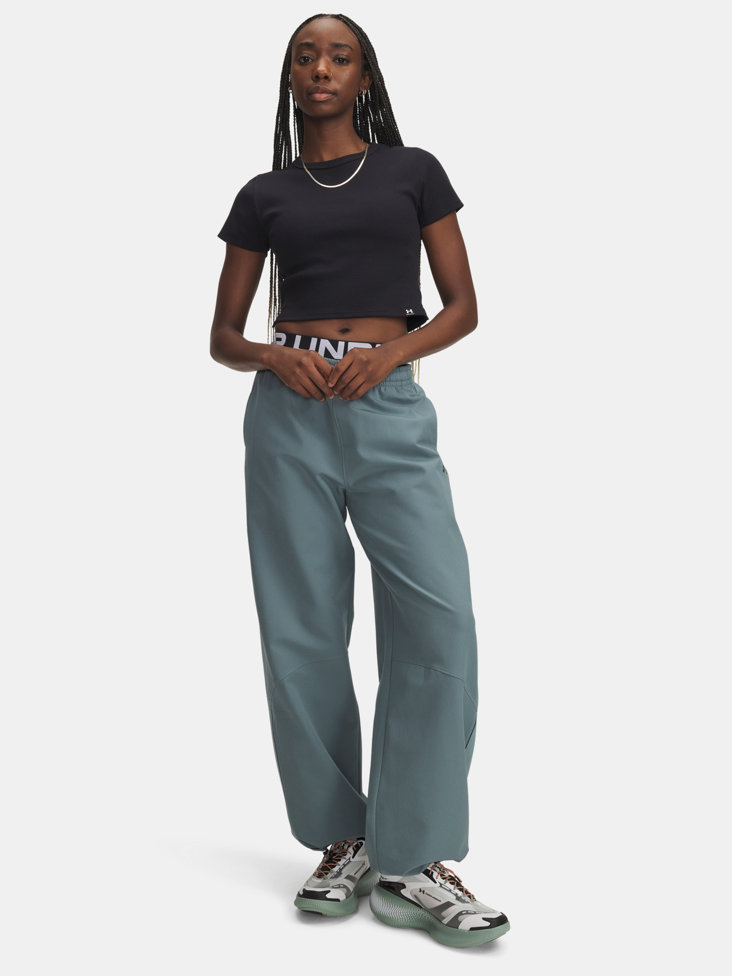 Under Armour UA Rival Swoven Pant-BLU Women&#039;s Sports Trousers - Ladies