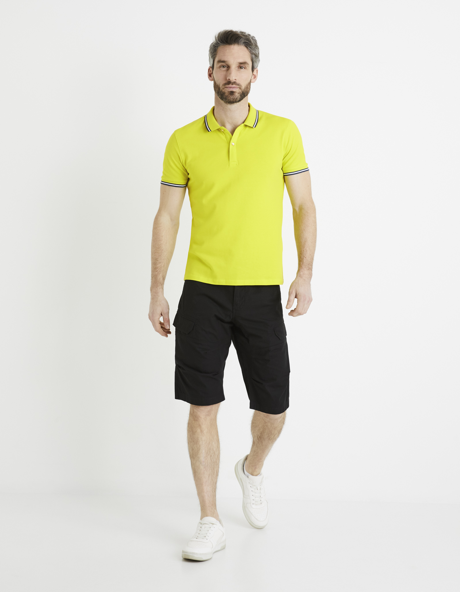 Pantaloni scurti pentru barbati Celio - negru
