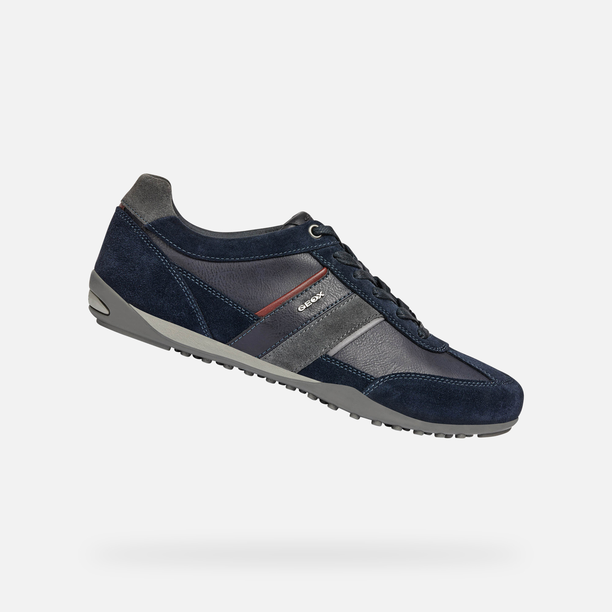 Dark blue men&#039;s sneakers Geox Wells - Men&#039;s