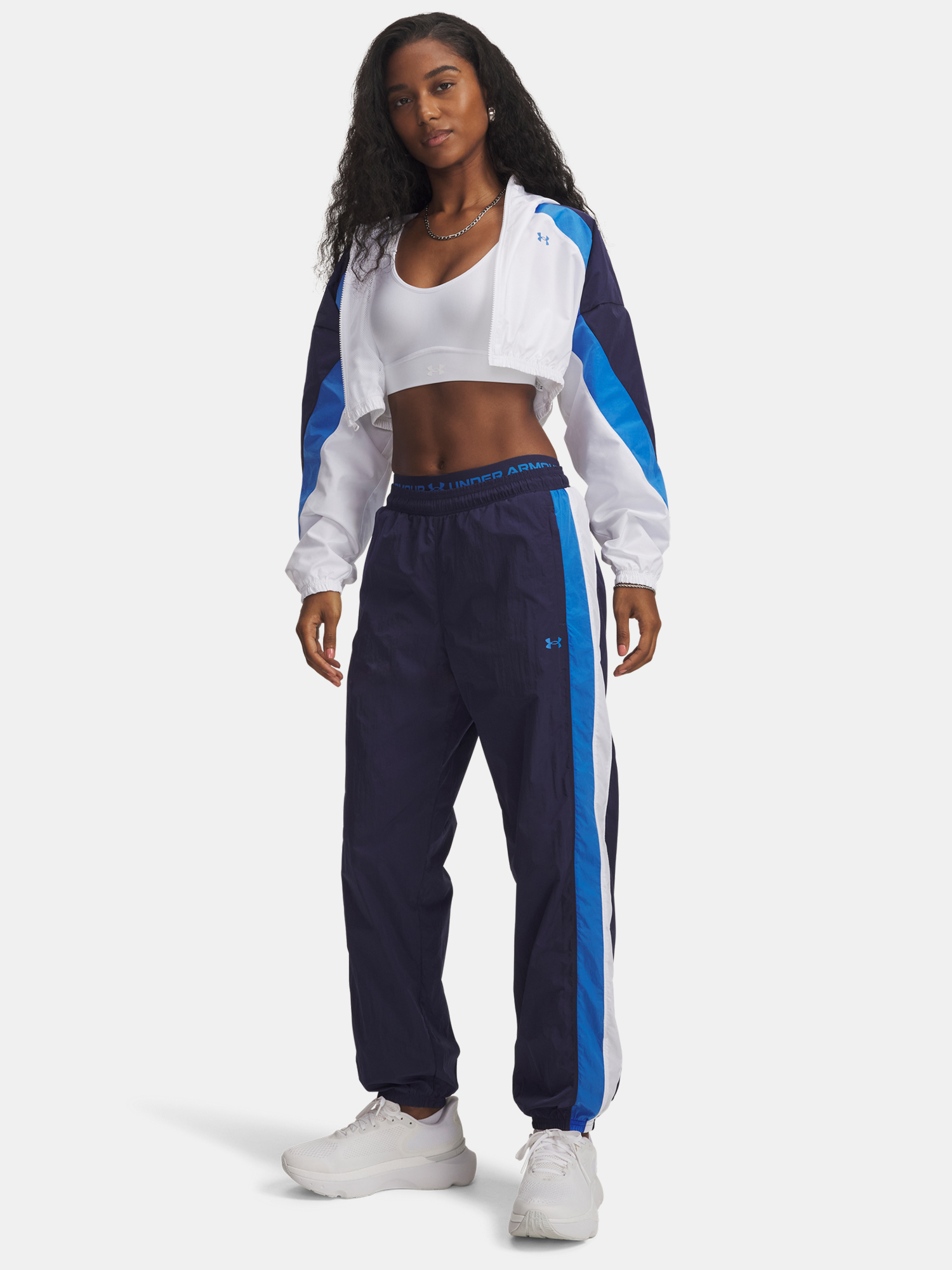 Under Armour UA Icon Crinkle Pant-BLU Women&#039;s Sports Trousers - Women&#039;s