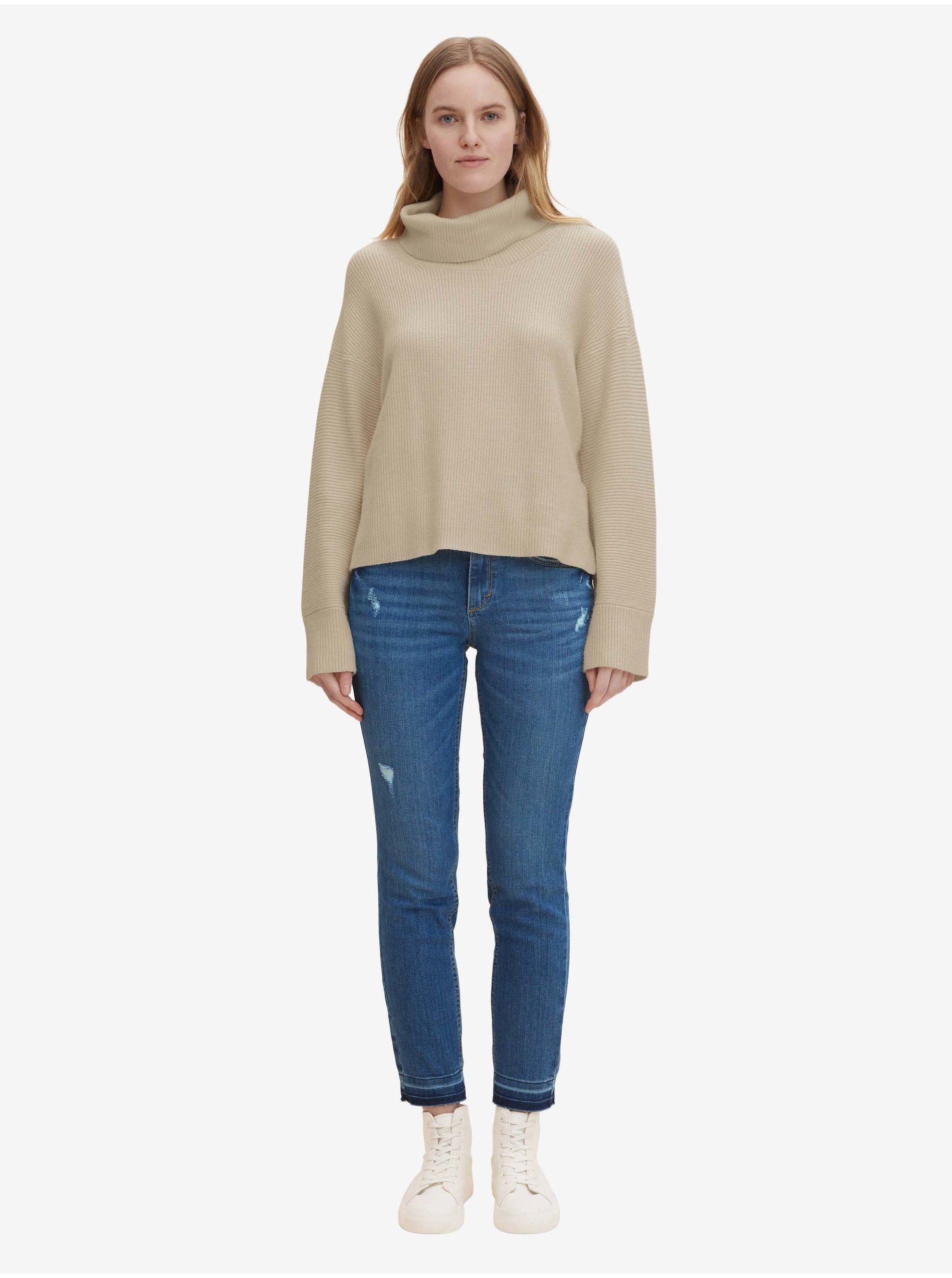 Slim fit pentru femei Tom Tailor - albastru