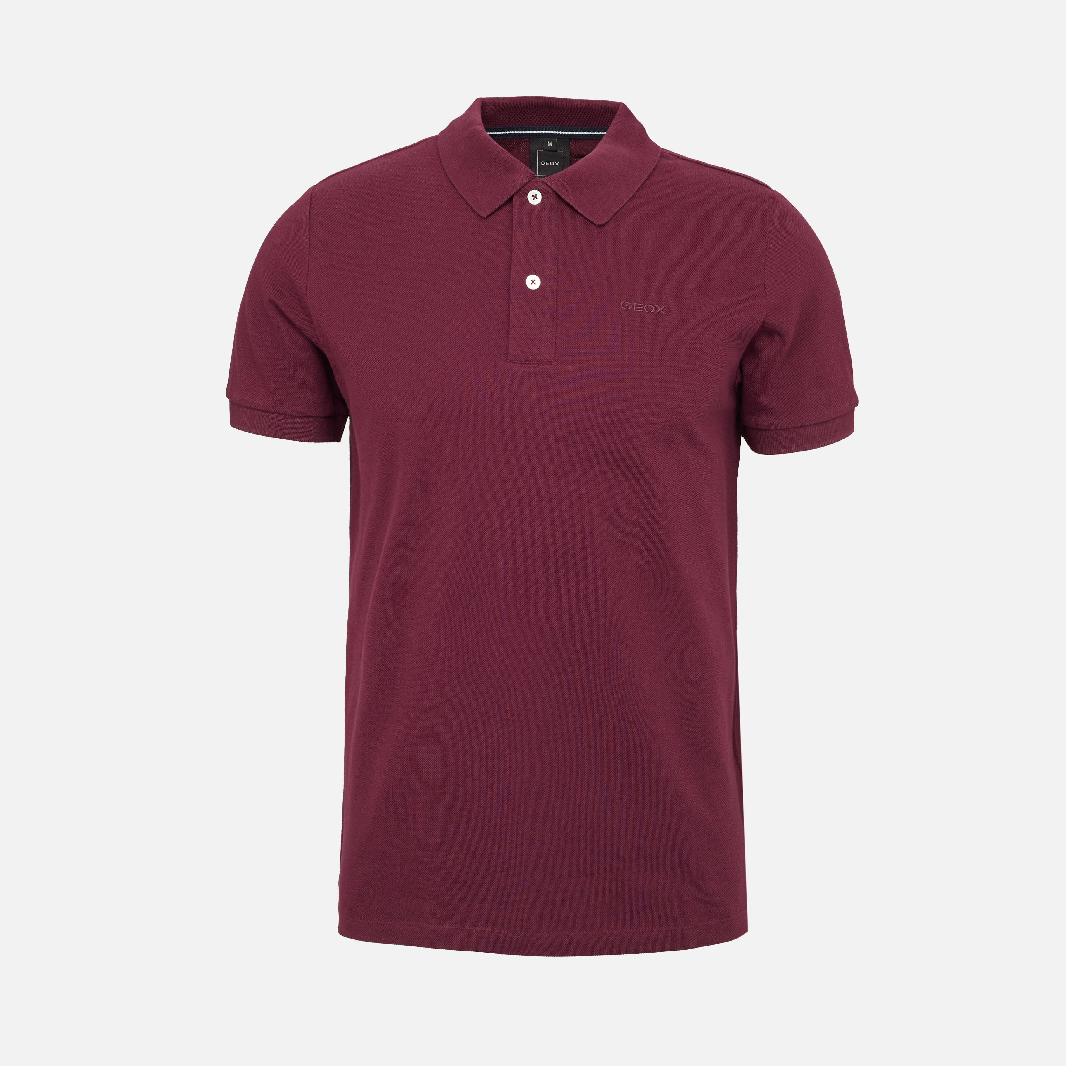 Burgundy men's polo shirt Geox - Men's