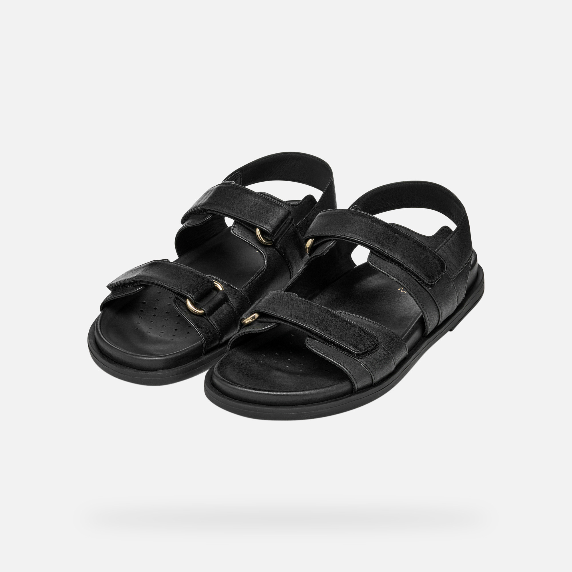 Black women's sandals Geox Adelash - Women's