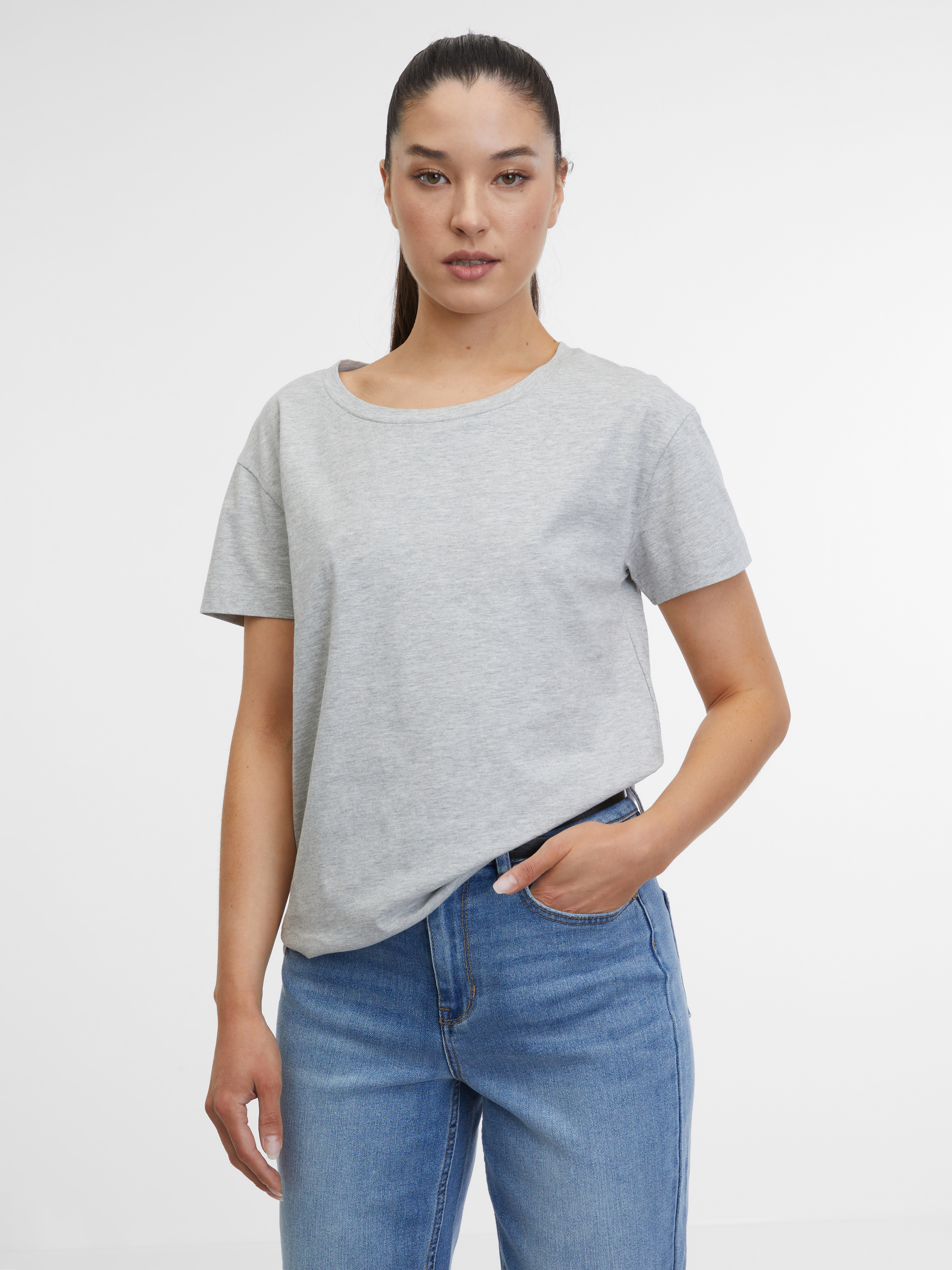 Orsay Šedé dámské tričko - Dámské