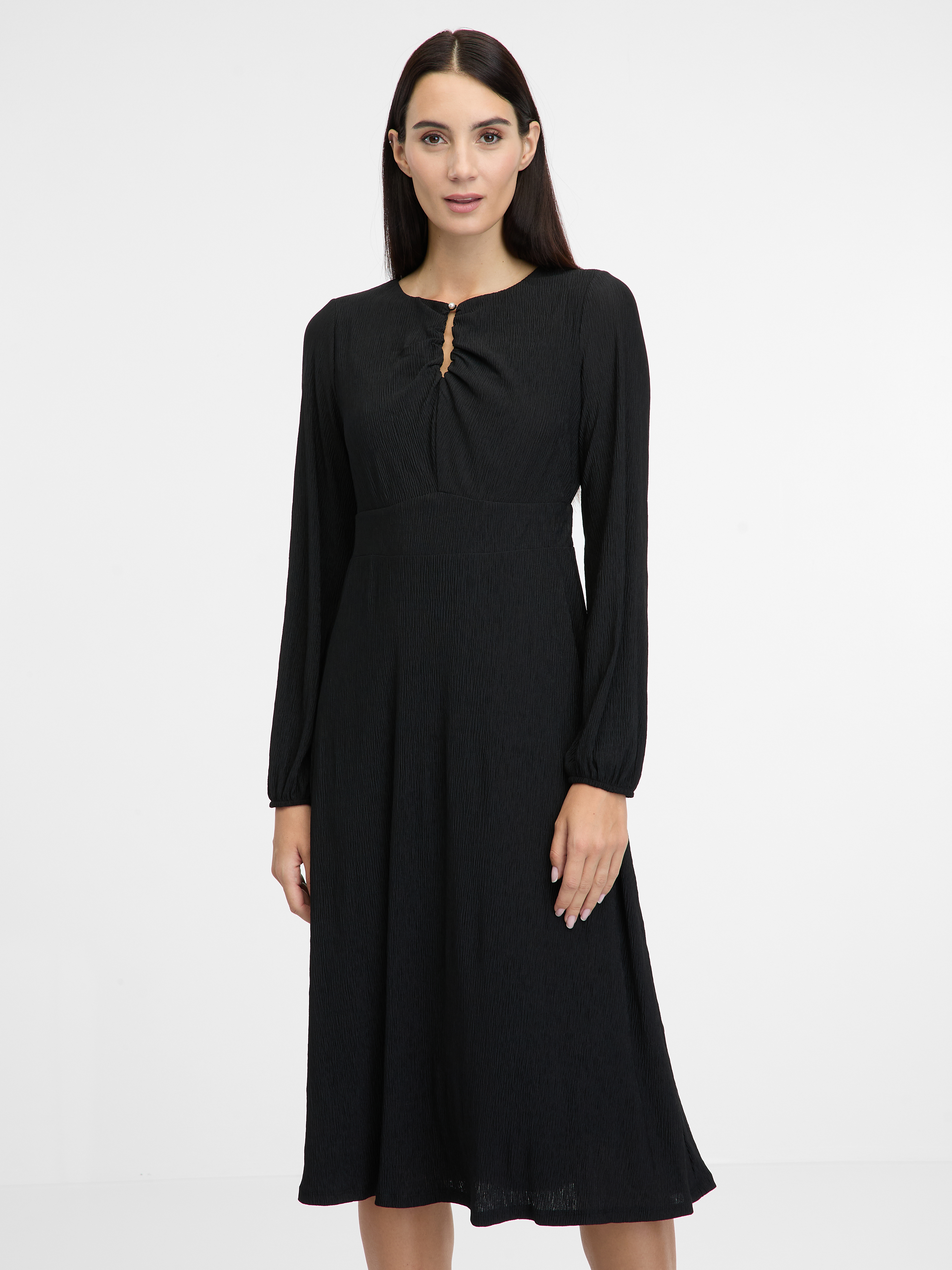 Black women's midi dress ORSAY - Women's