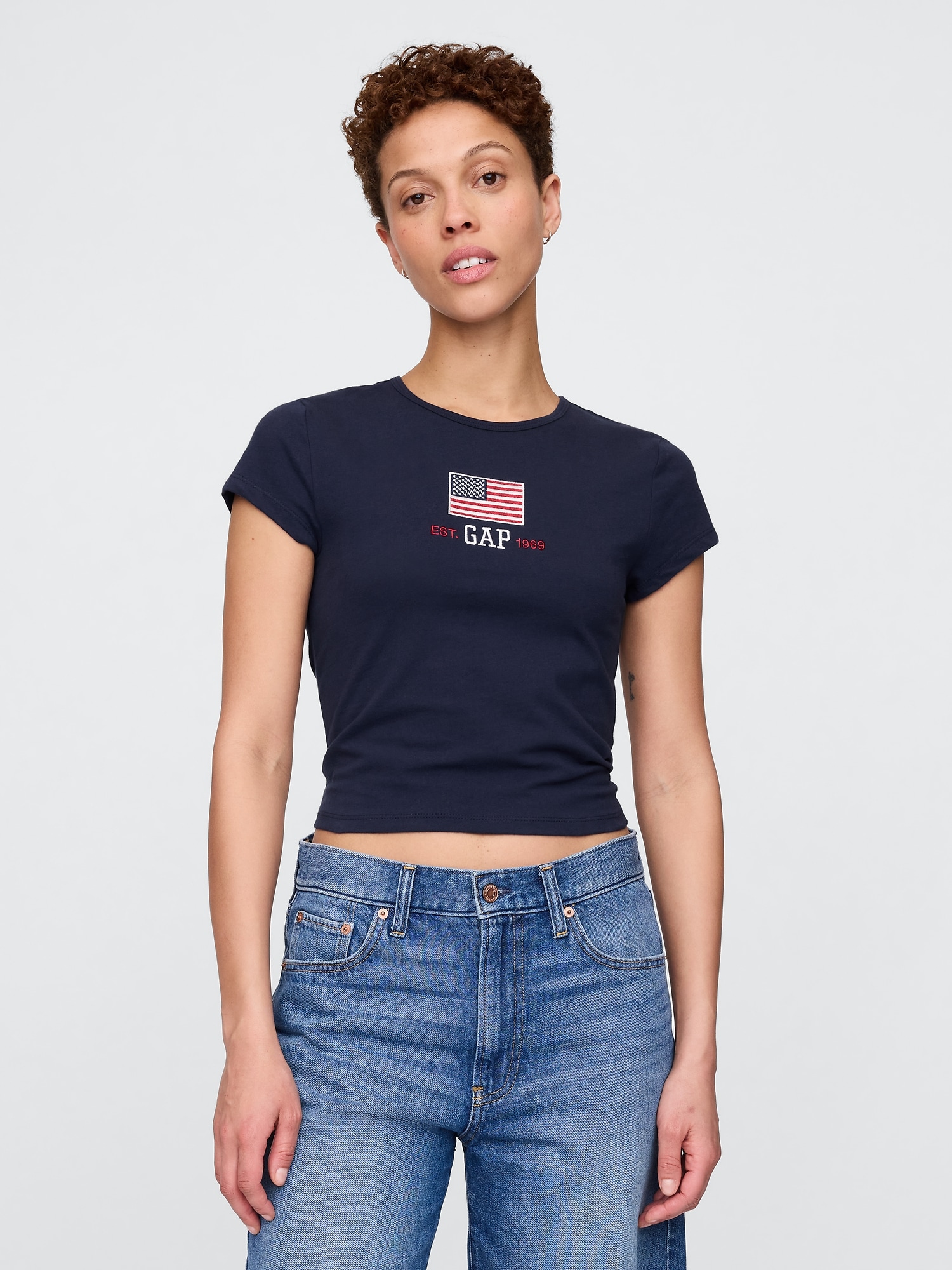 GAP Crop T-shirt Americana - Women's