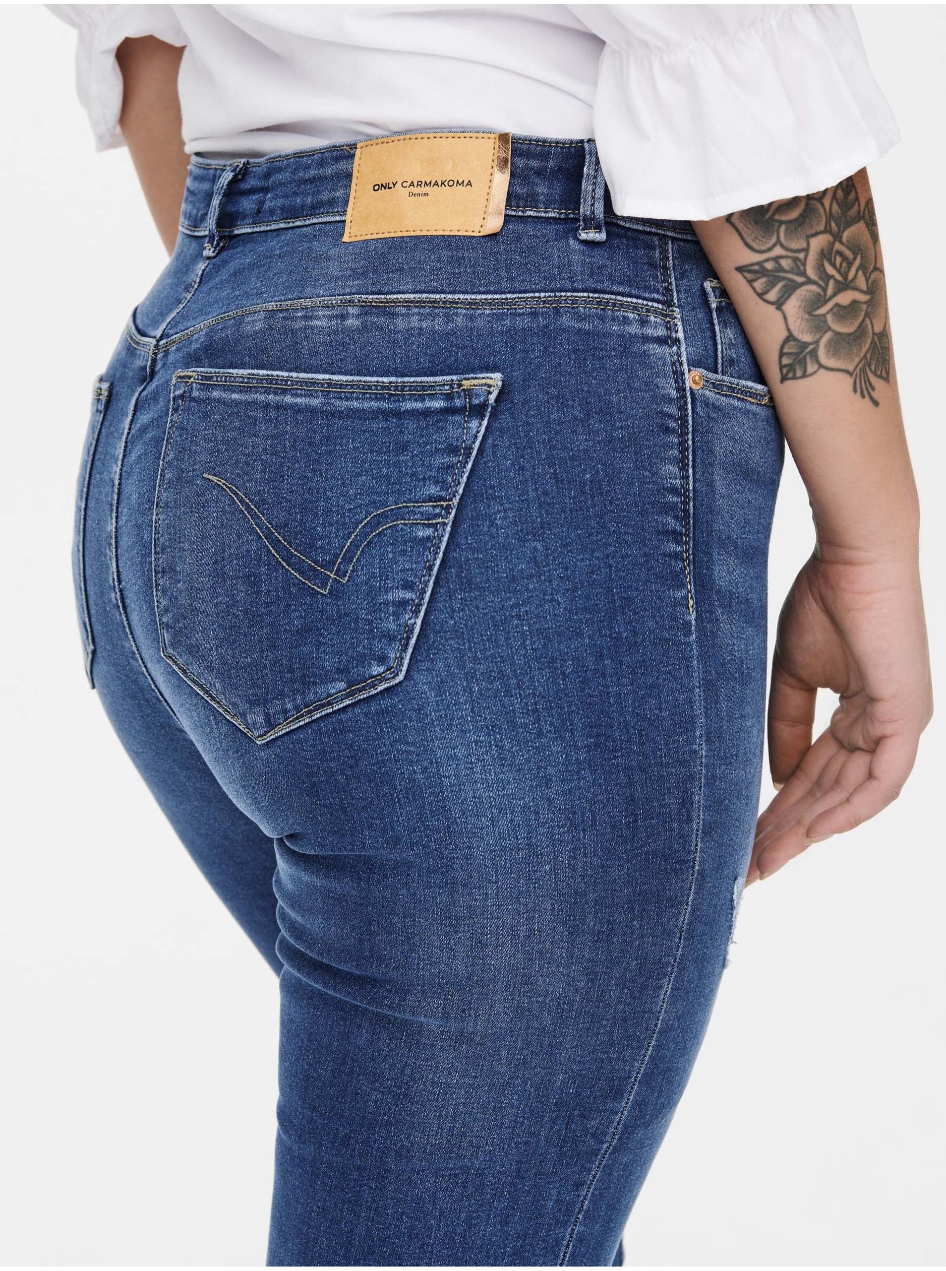 Blugi Blue Skinny Fit ONLY CARMAKOMA Laola - Femei