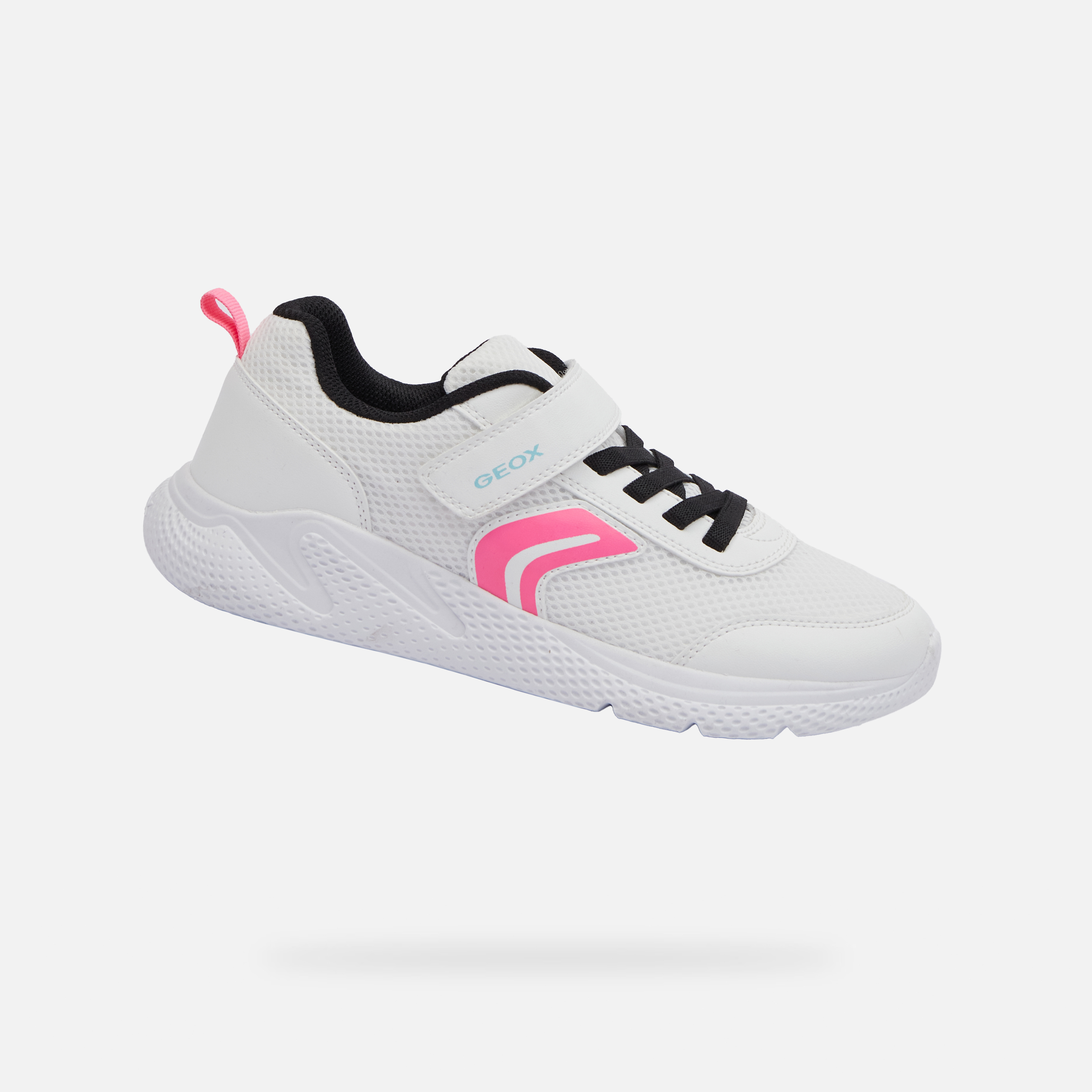 White Girls Sneakers Geox Sprintye - Girls
