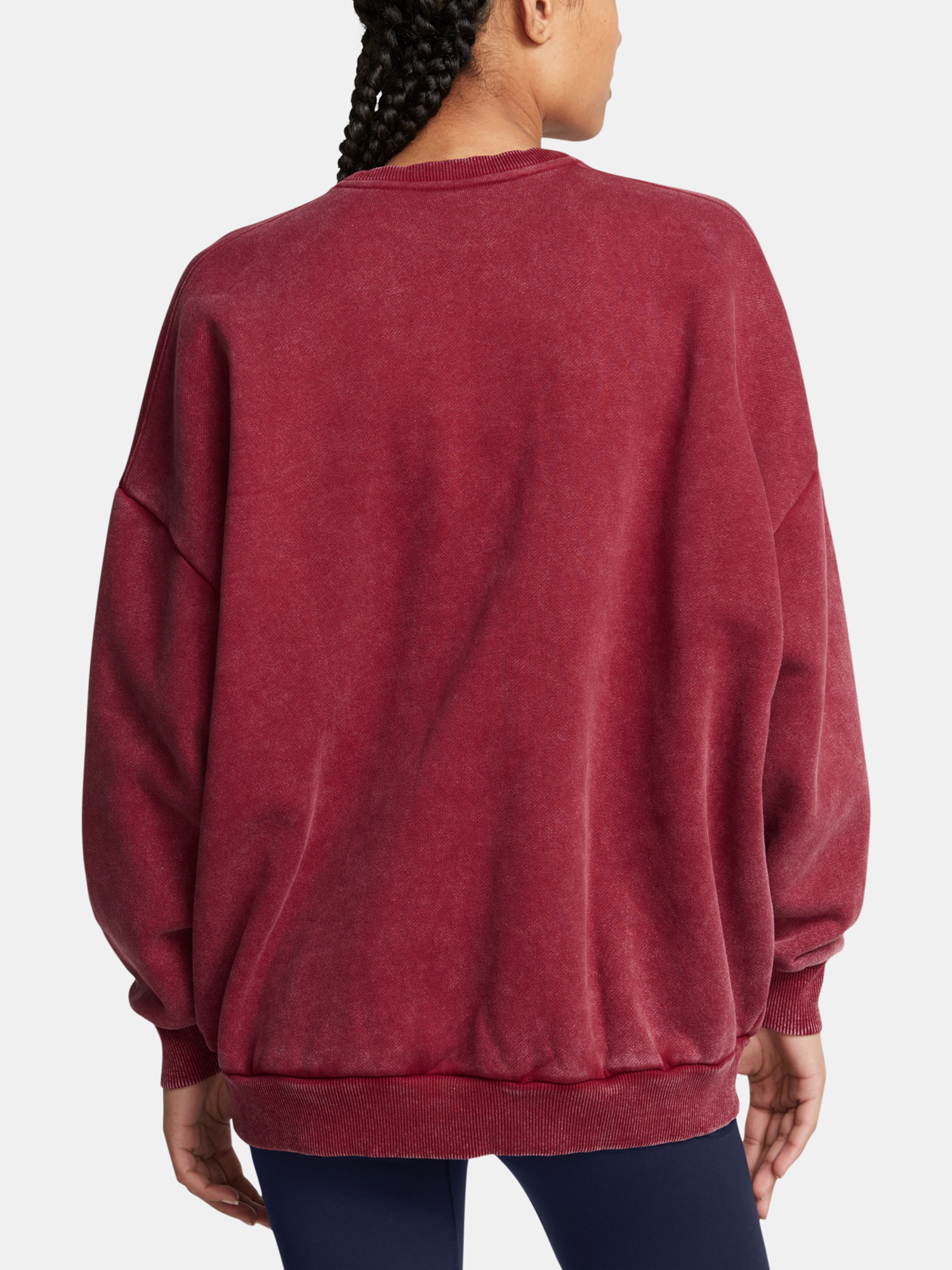 Women's sweatshirt Under Armour UA Icon HWT Flc OS Crew-RED - Women's