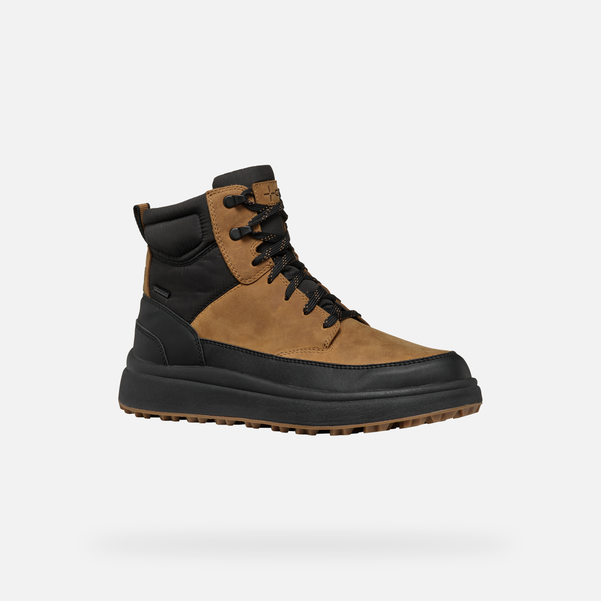 Orange men&#039;s ankle boots Geox Granito + Grip A - Men