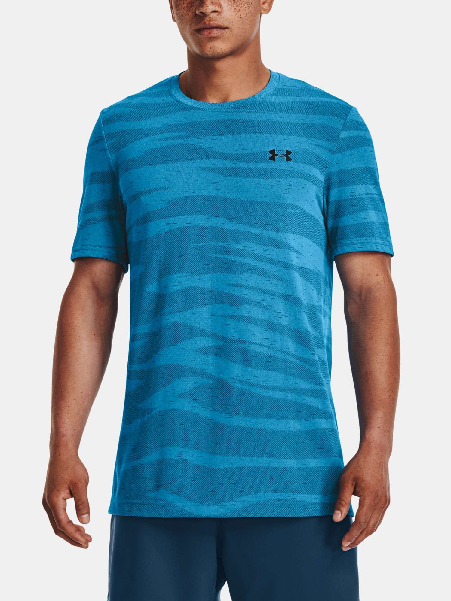 Under Armour T-shirt UA Seamless Wave SS-BLU - Men's