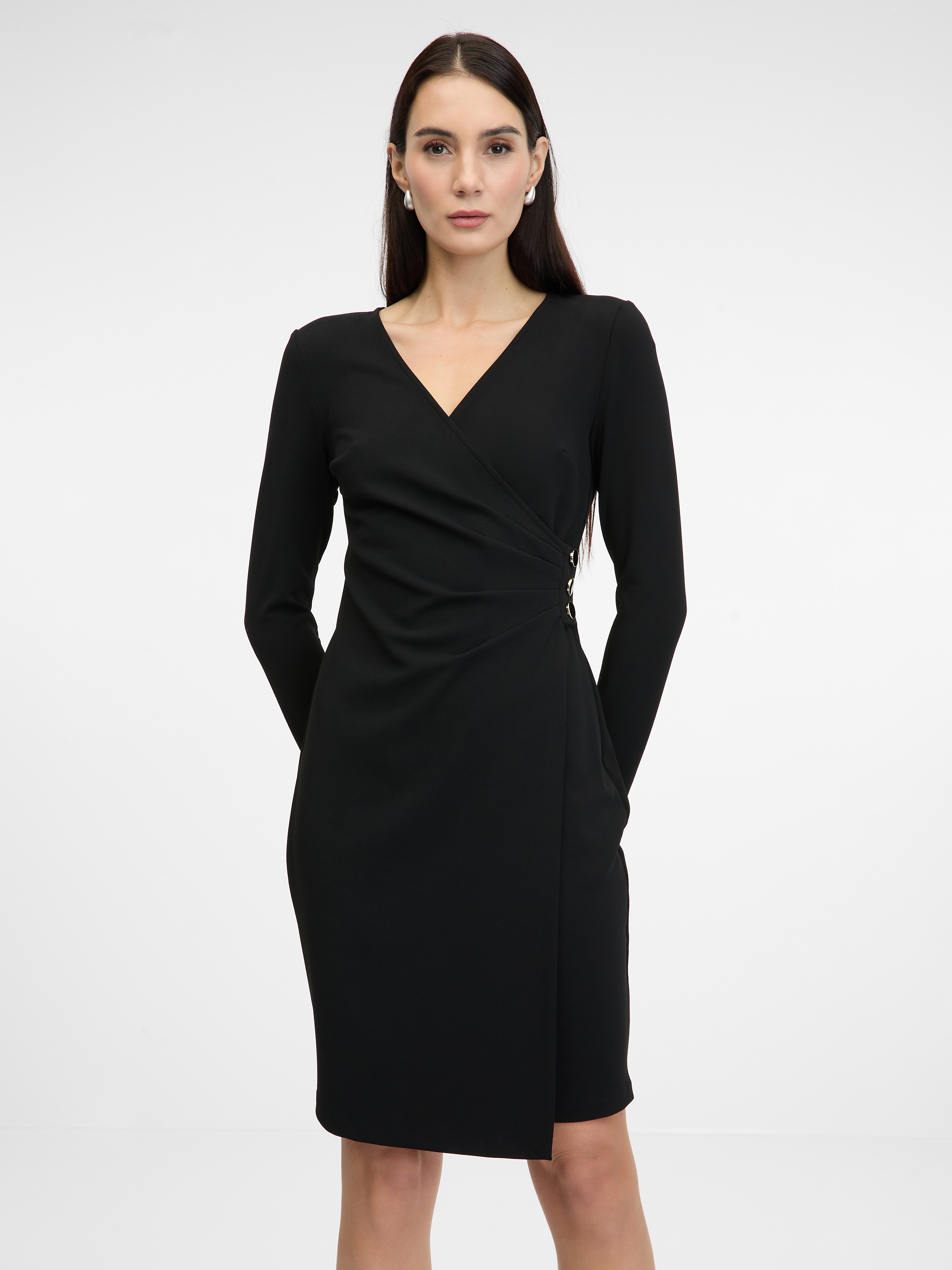 Black women's knee-length dress ORSAY - Women's