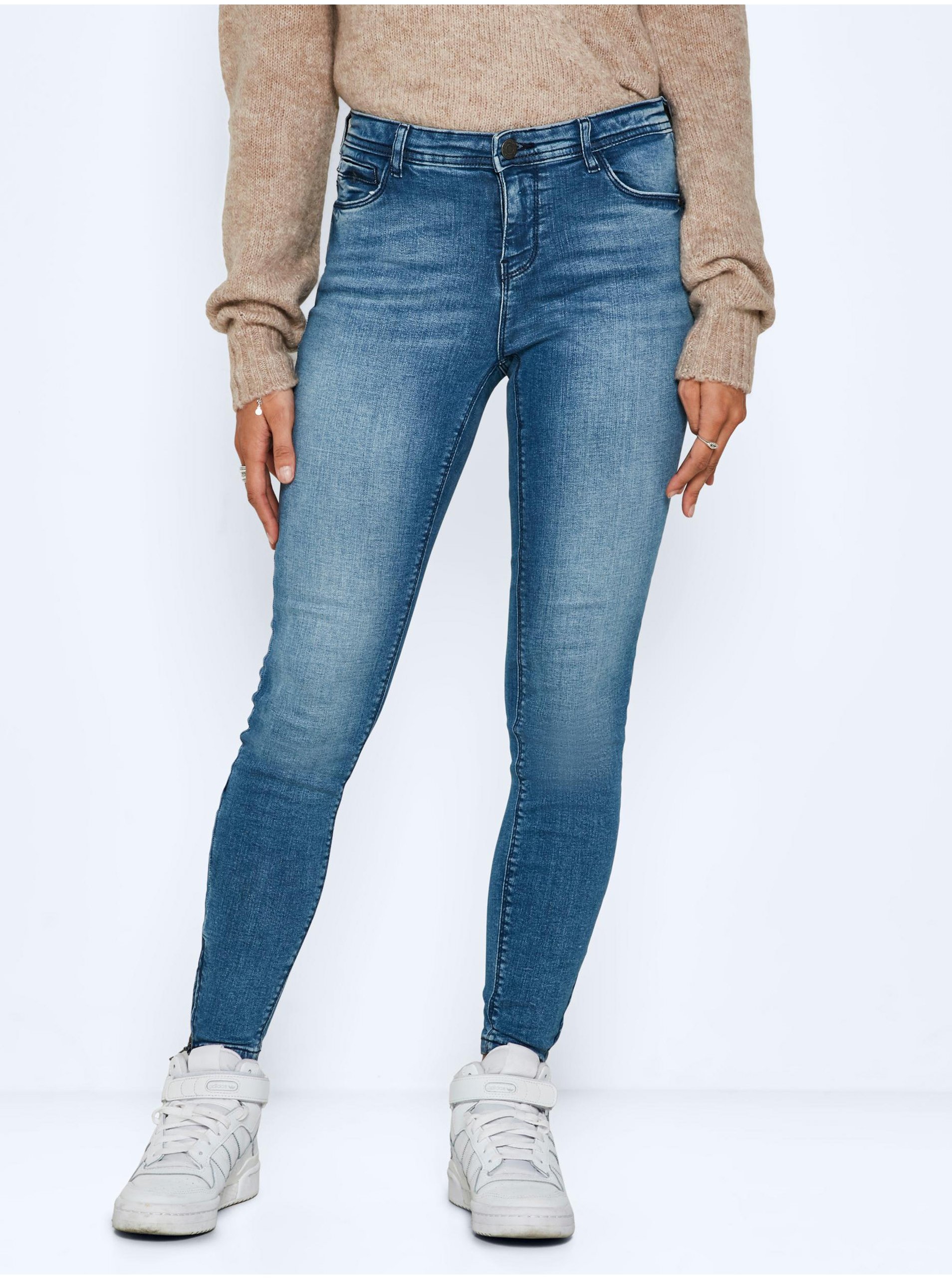 Modré ženy Skinny Fit džínsy Hlučný May Kimmy - ženy