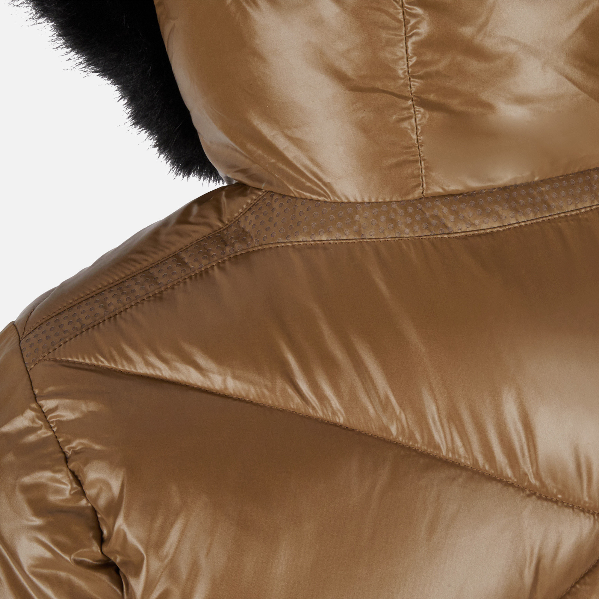 Parka maro de damă Geox Backsie