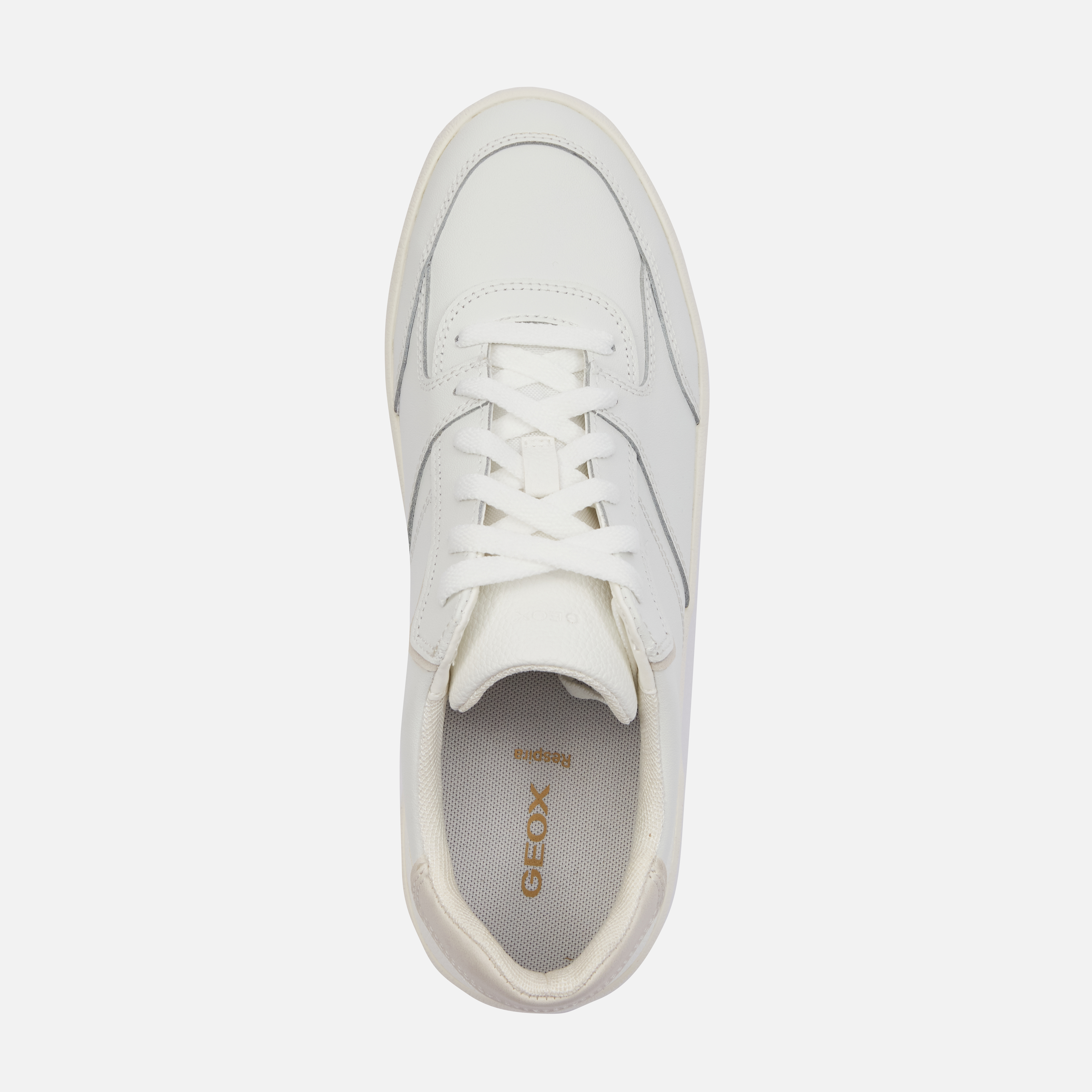 White men's sneakers Geox Affile - Men's