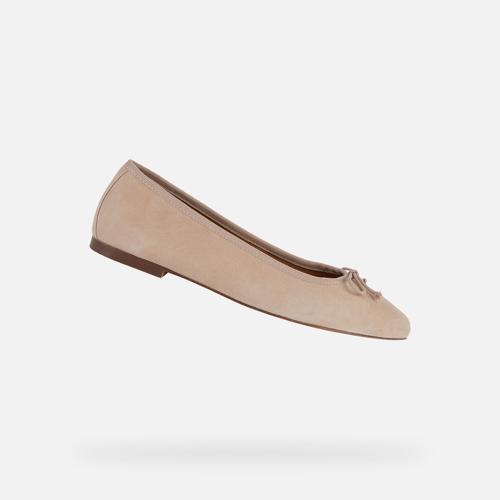 Beige women&#039;s ballet flats Geox Marsilea - Women&#039;s