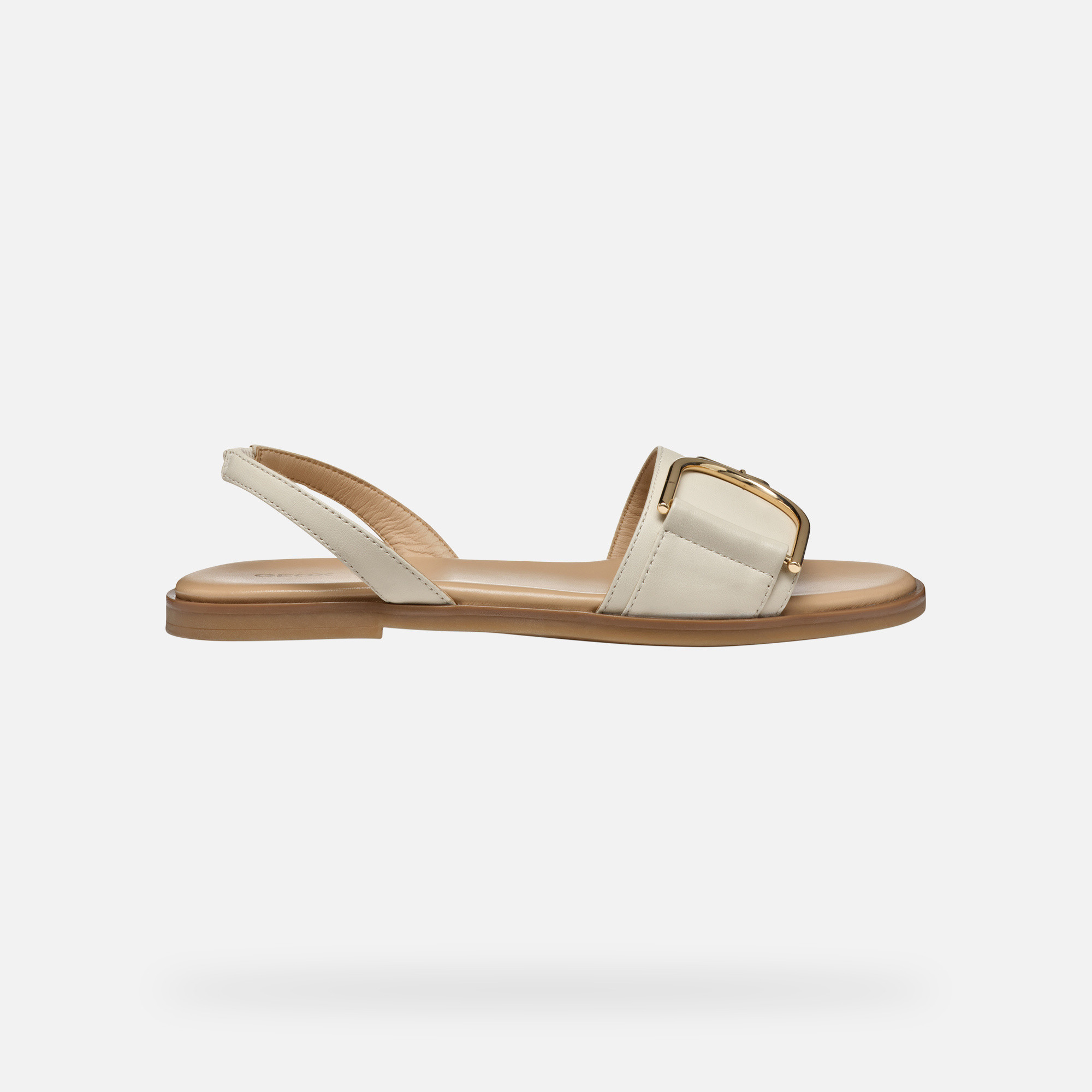 Cream women&#039;s sandals Geox Naileen - Women&#039;s