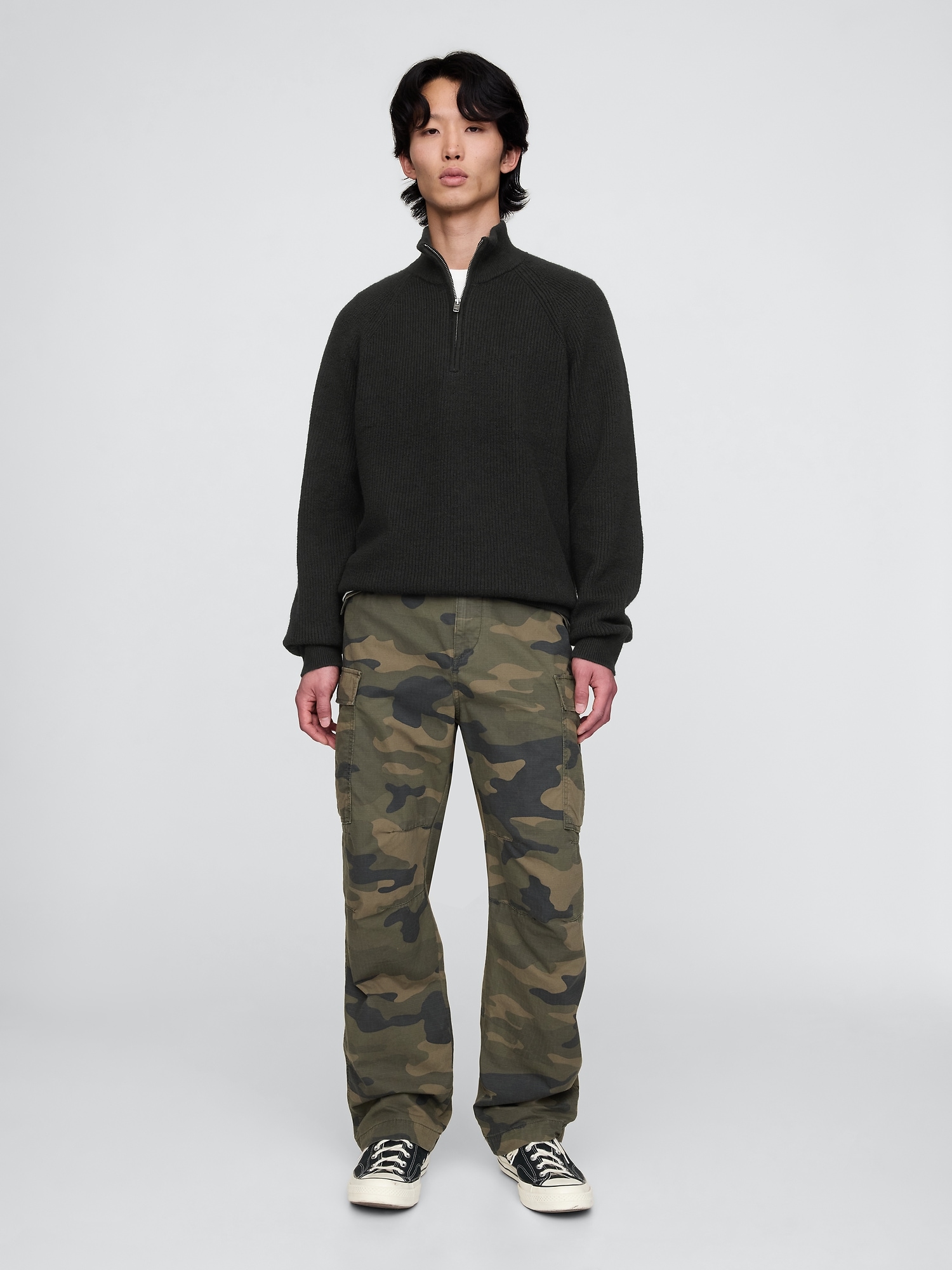 GAP Ribbed sweater CashSoft - Men's