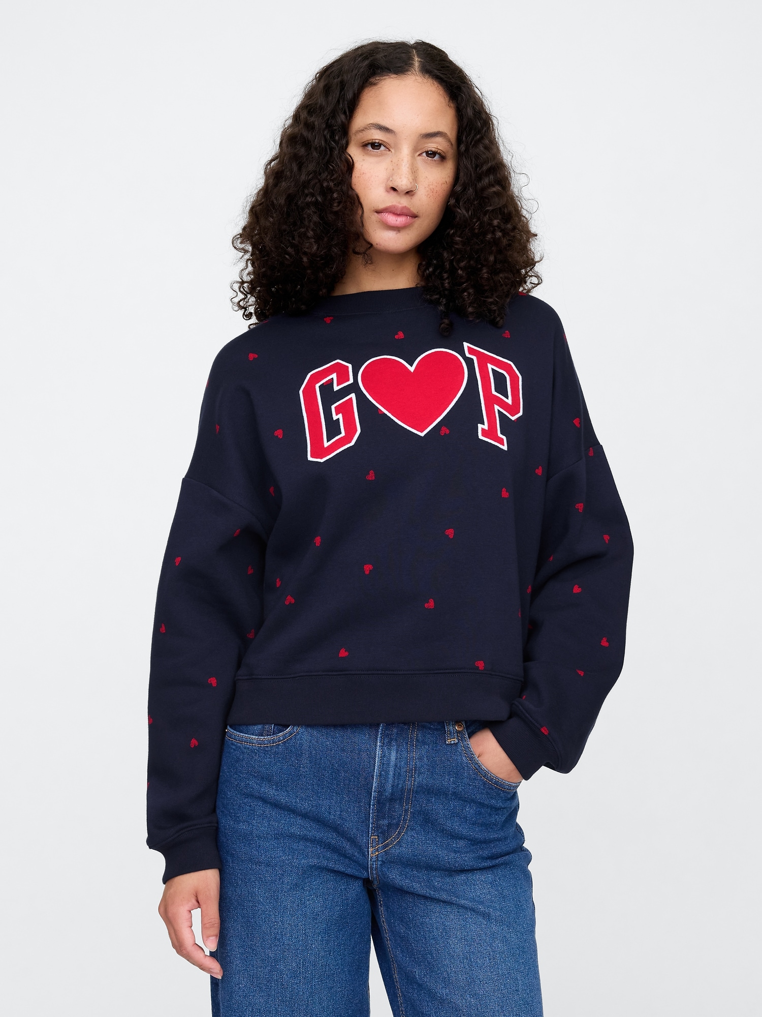 GAP Oversize sweatshirt with logo - Womens
