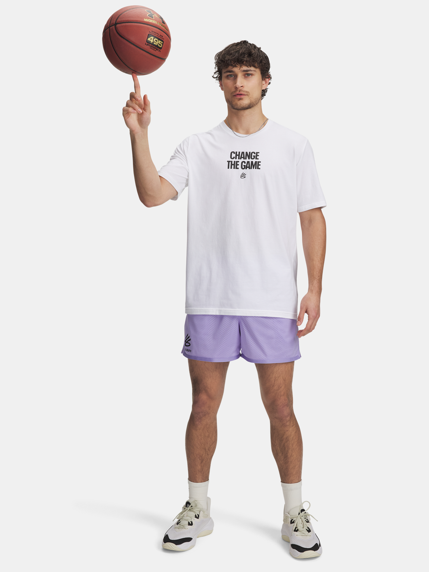 Men&#039;s Under Armour Curry Splash Short-PPL - Men&#039;s Shorts