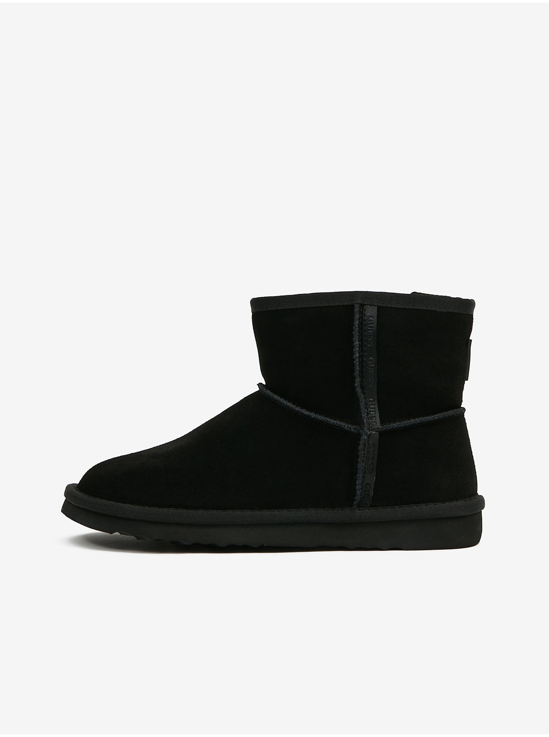 Black Suede Snowshoes Guess Luna - Ladies