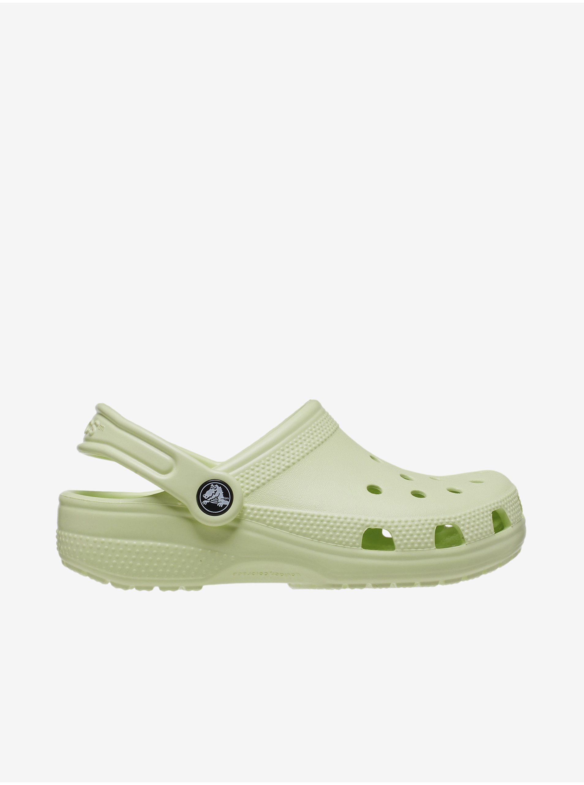 Light Green Crocs Kids' Slippers - Girls