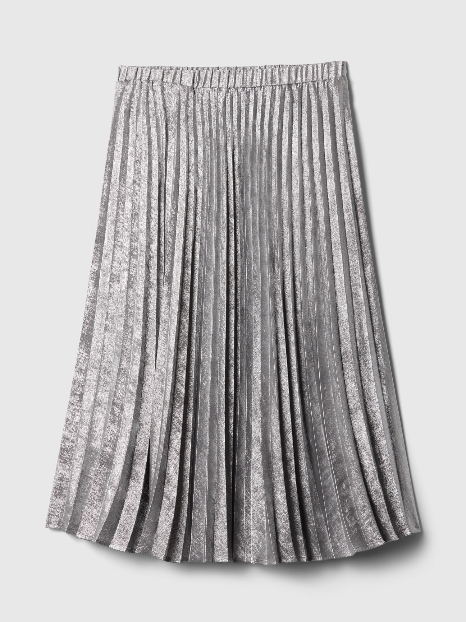 GAP Metallic pleated midi skirt - Women's