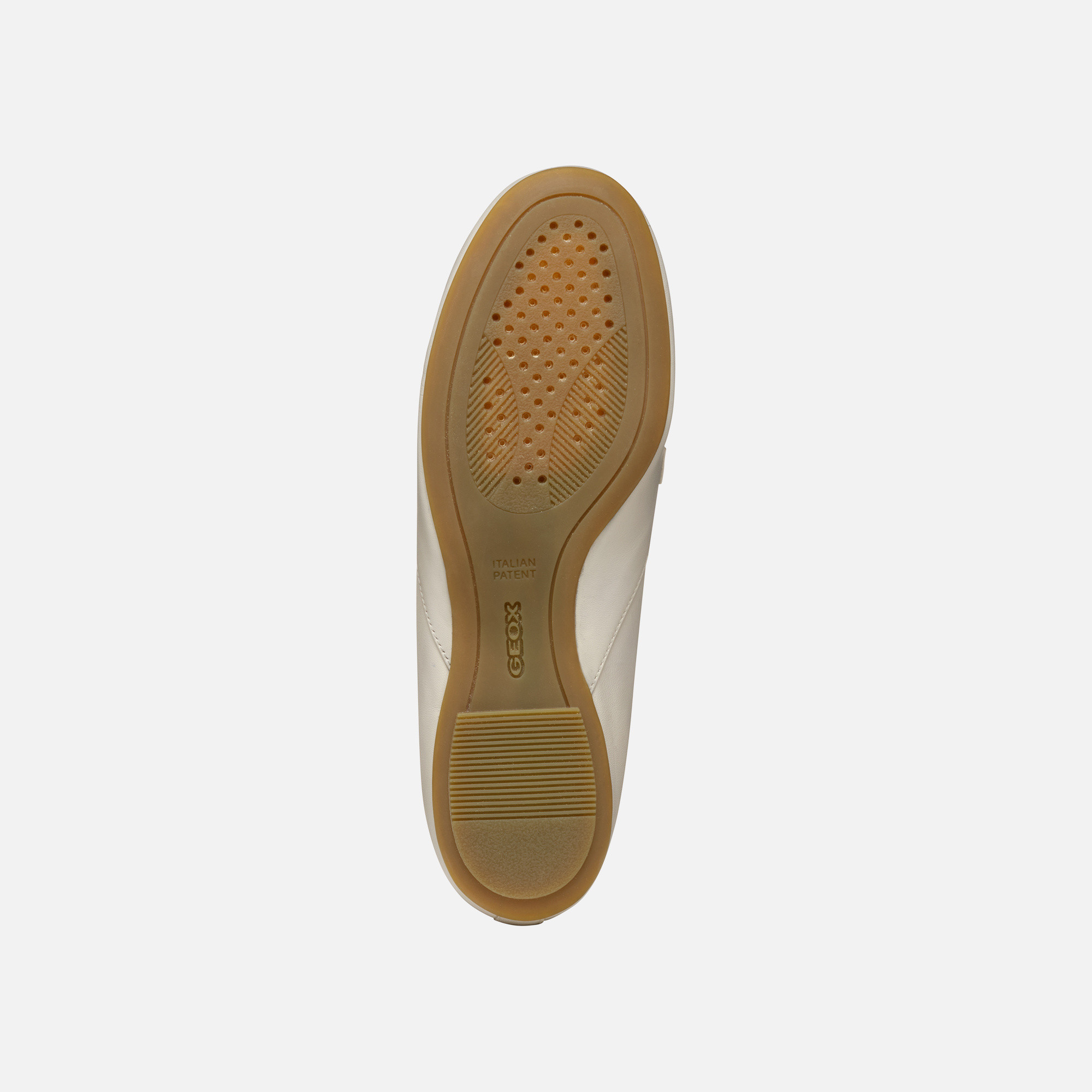 Cream women&#039;s moccasins Geox Palmaria - Women&#039;s