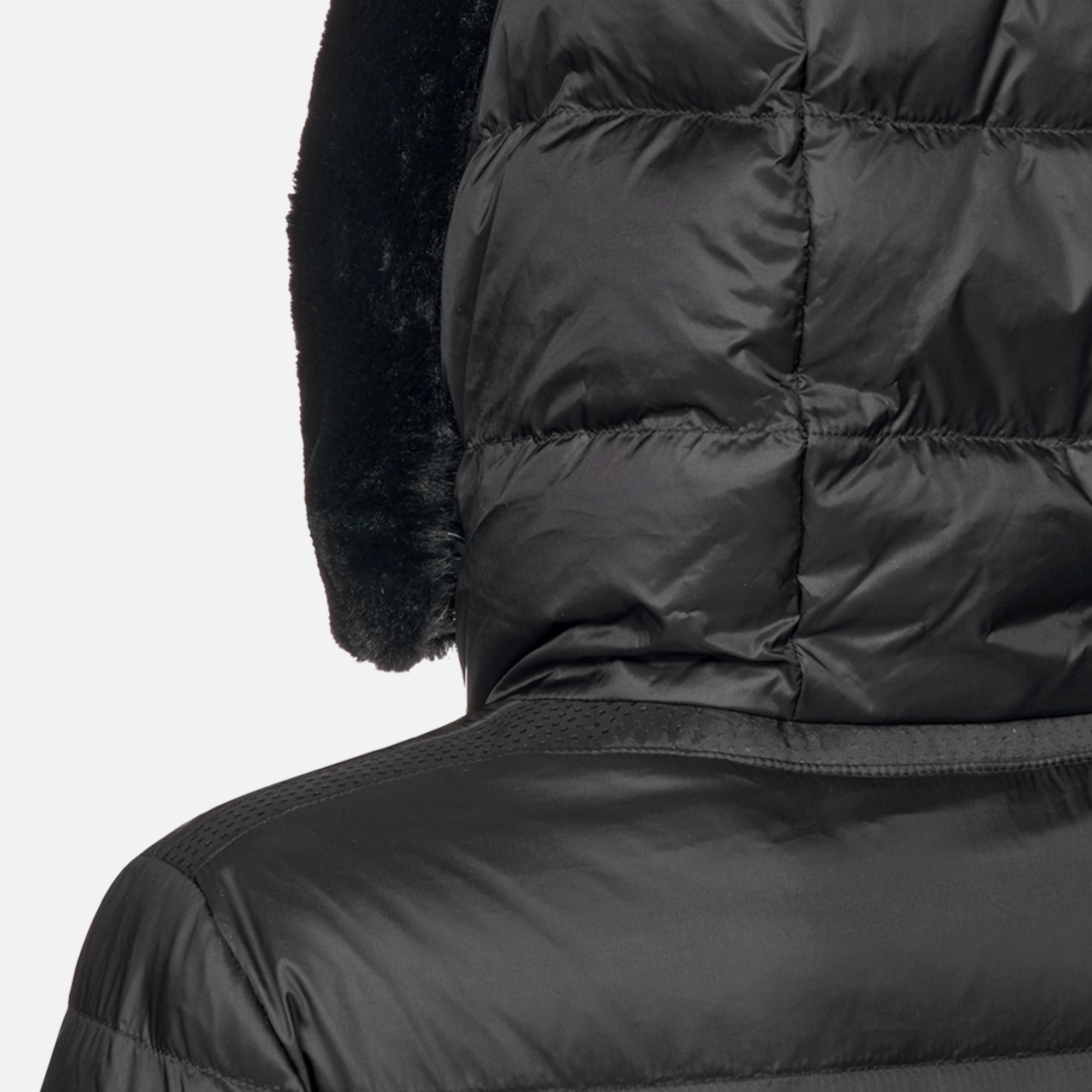 Black women's down jacket Geox Pheby - Women's