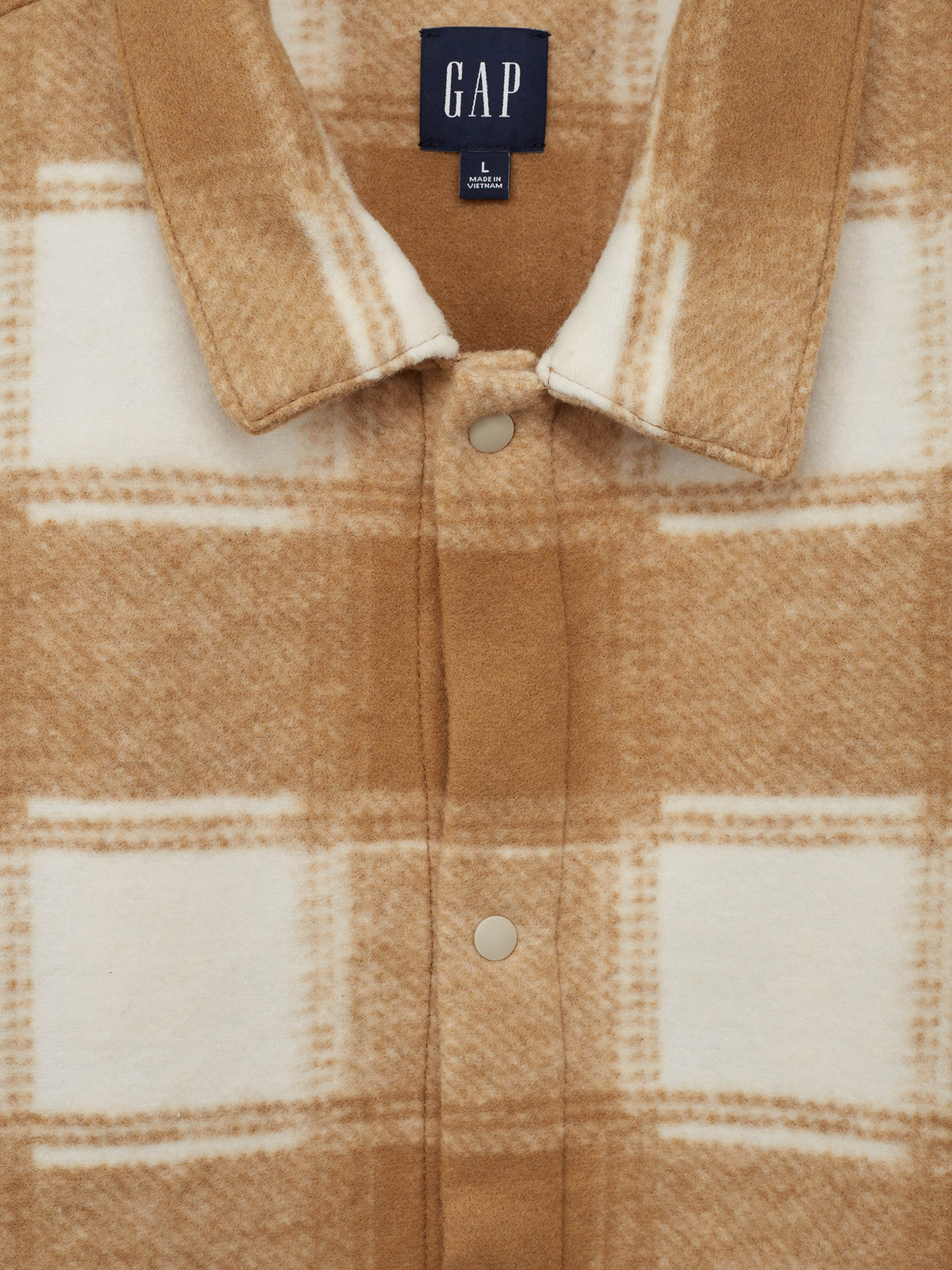 Camasi casual pentru barbati GAP - bej, crem