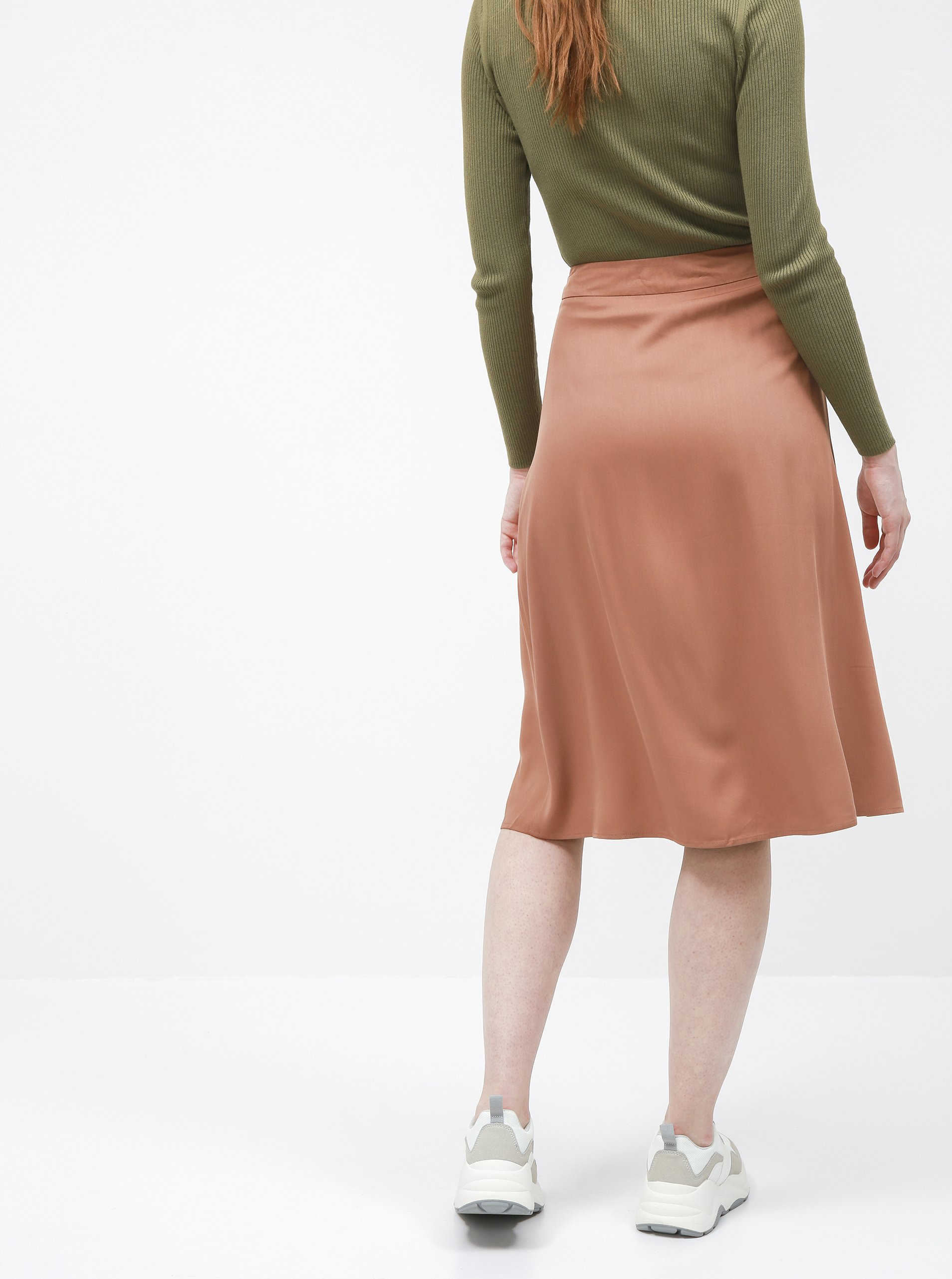 Brown skirt VILA Morose - Women