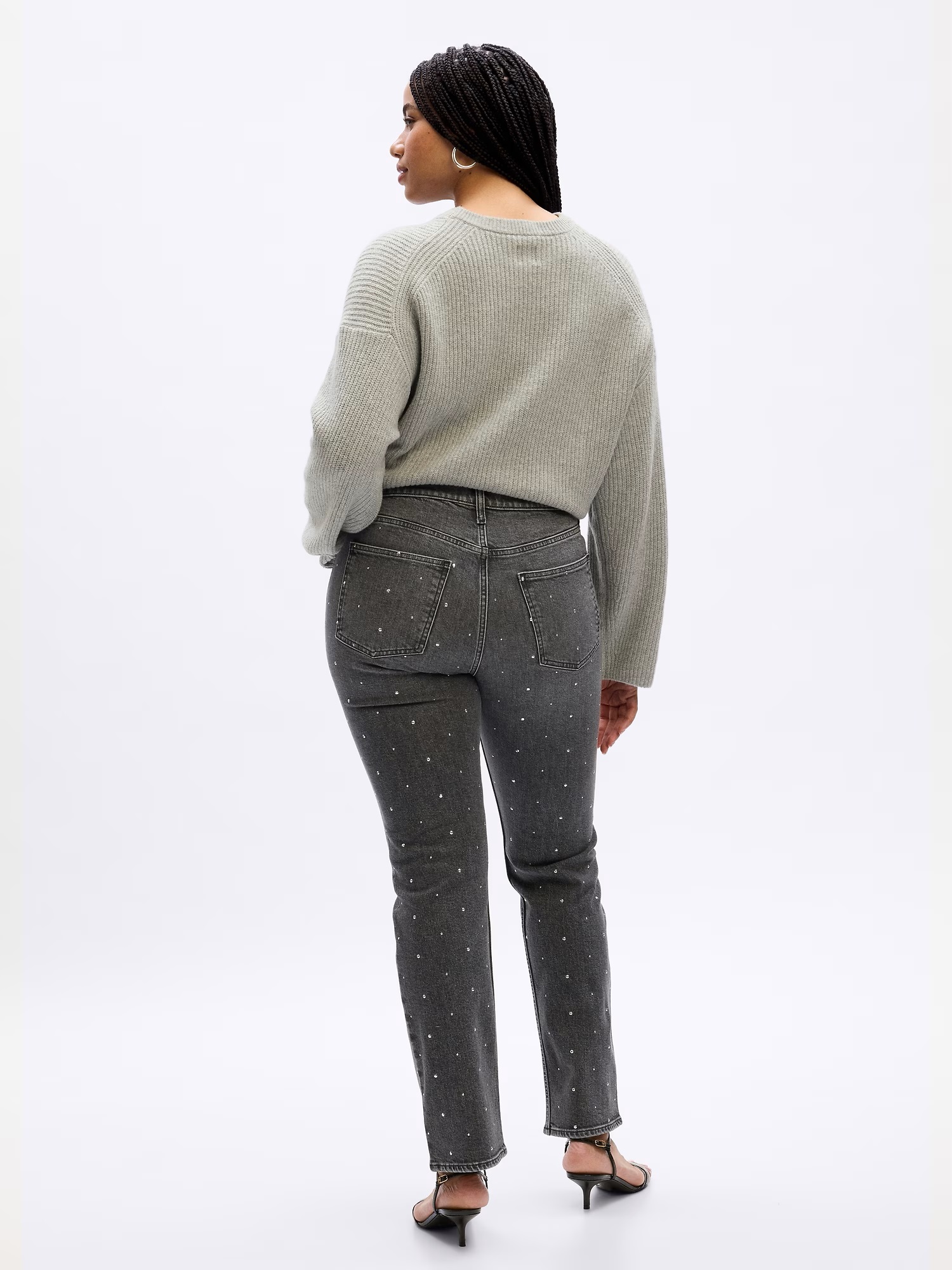 Straight fit pentru femei GAP - gri