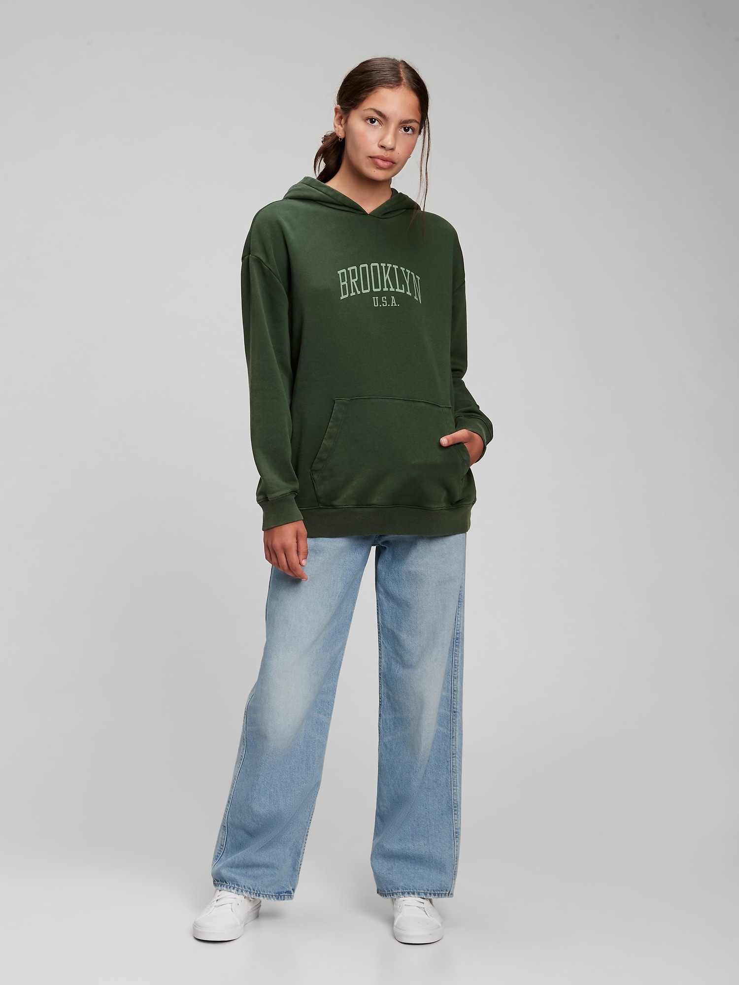 GAP Teen Sweatshirt Brooklyn oversized - Girls