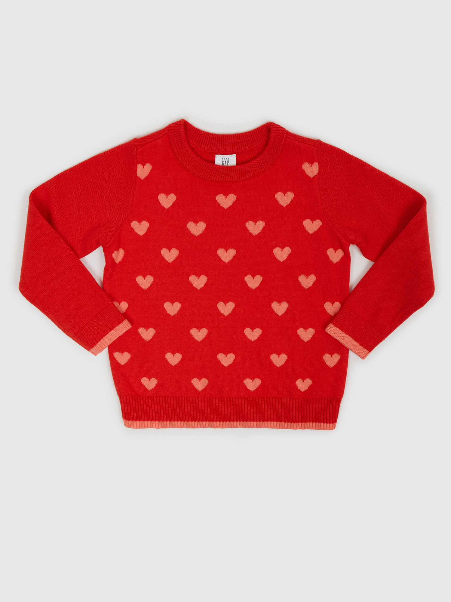 GAP Children's Sweater Heart Pattern - Girls