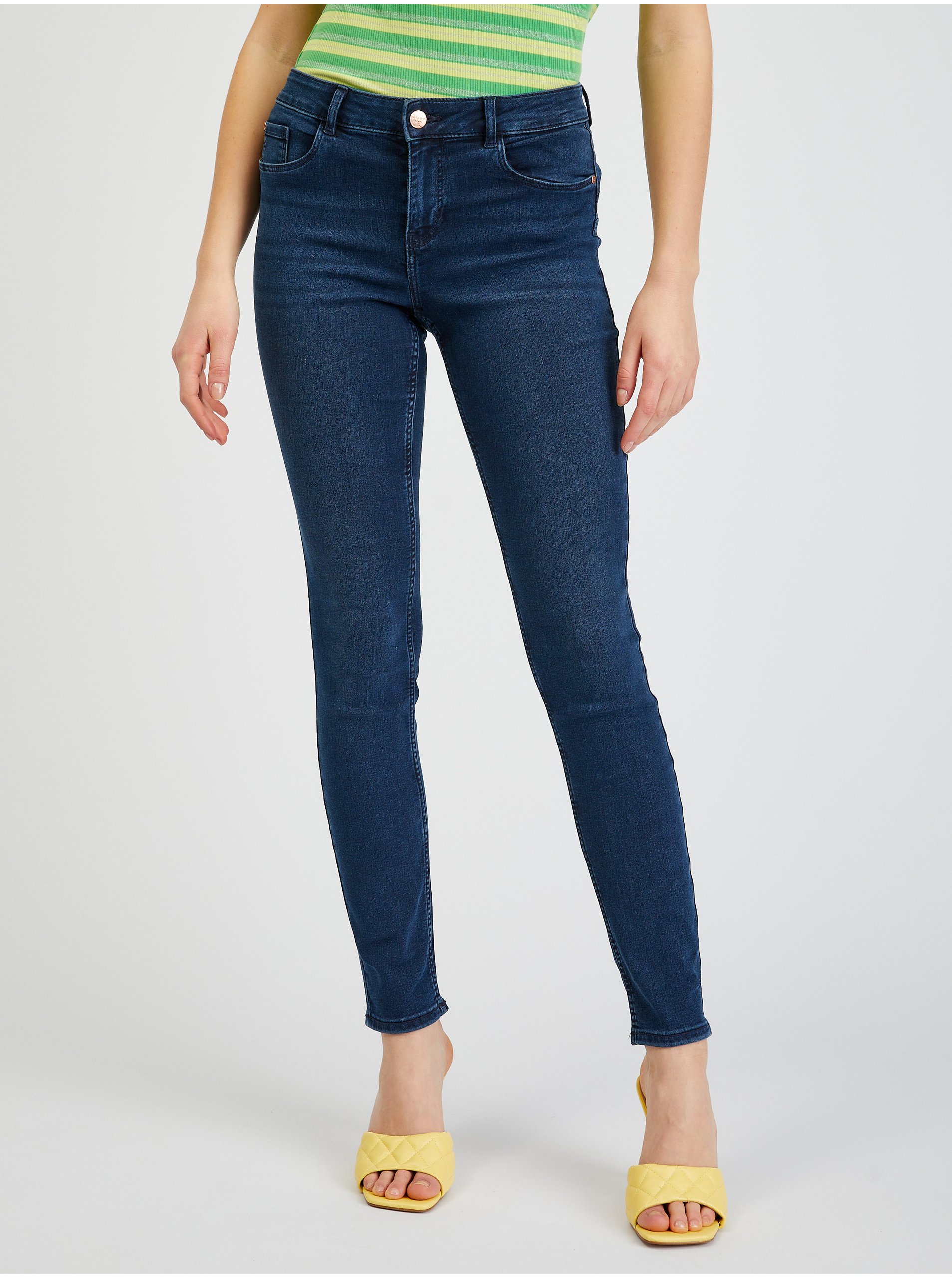 Dark blue women skinny fit jeans ORSAY - Women