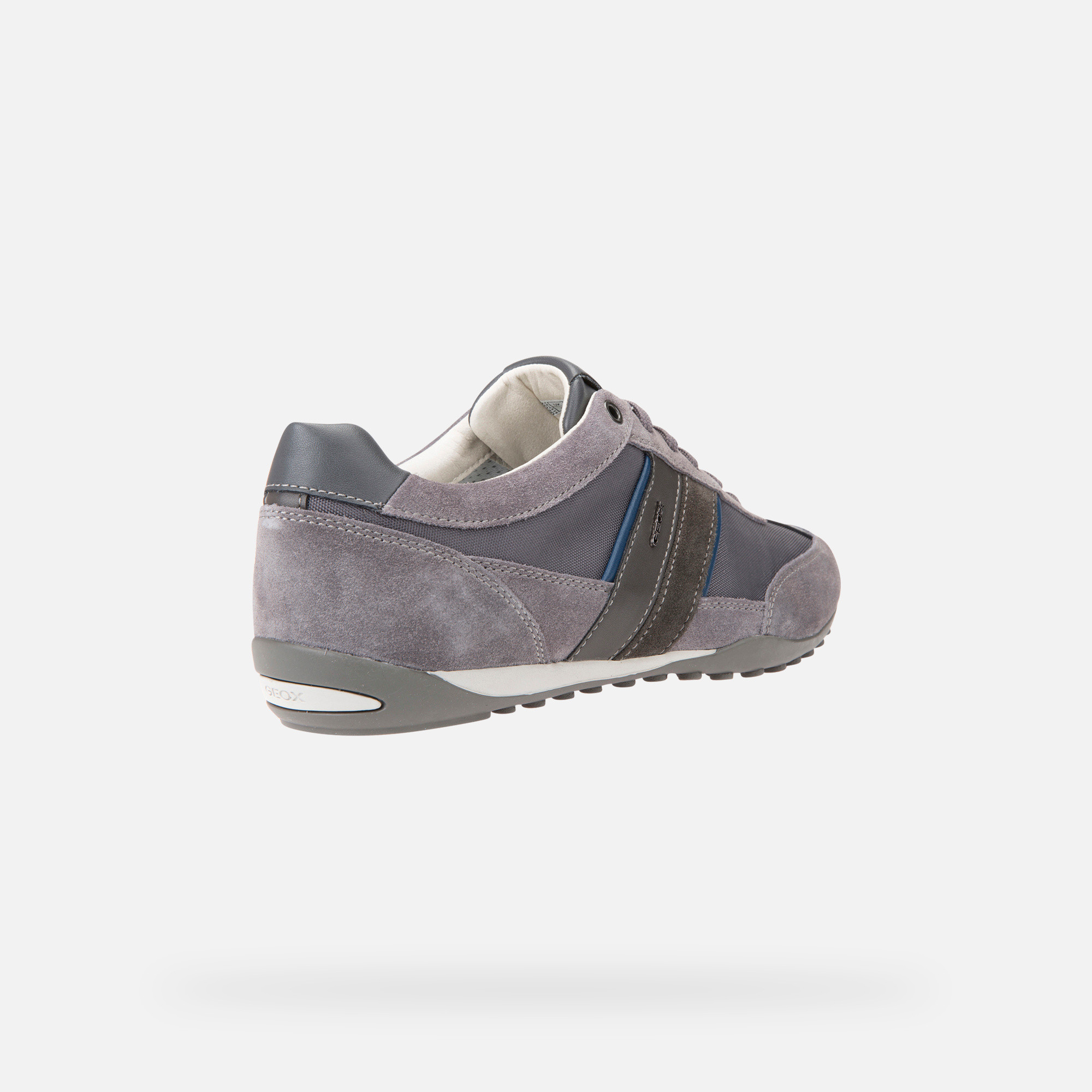 Dark grey men's sneakers Geox Wells - Men's