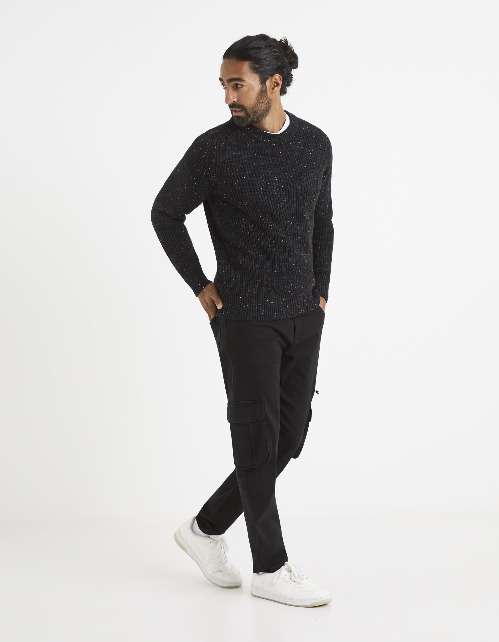 Pulovere pentru barbati Celio - negru