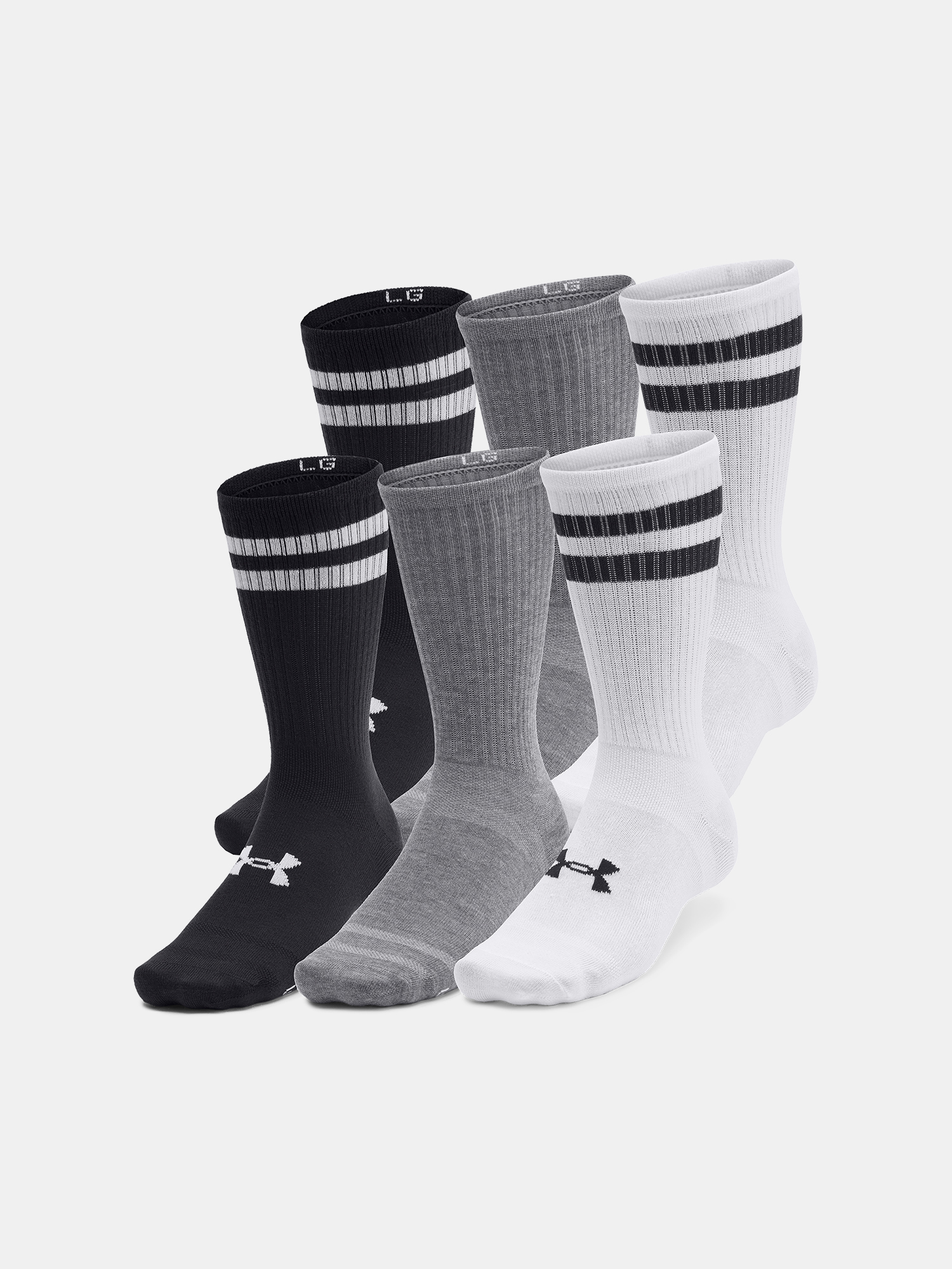 Under Armour Unisex Socks UA Essential 6pk Crew - Unisex