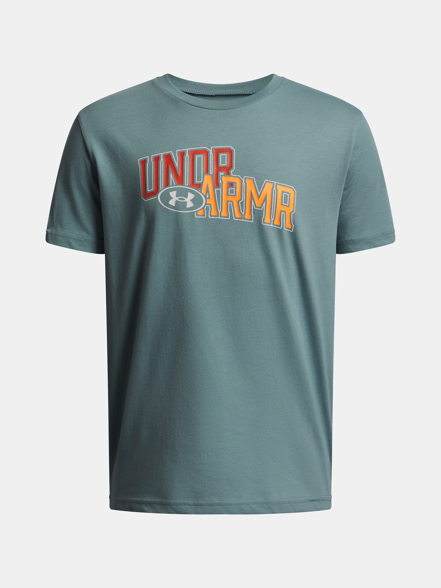 Boys T-shirt Under Armour UA OVERLAY WM SS-GRN - Boys