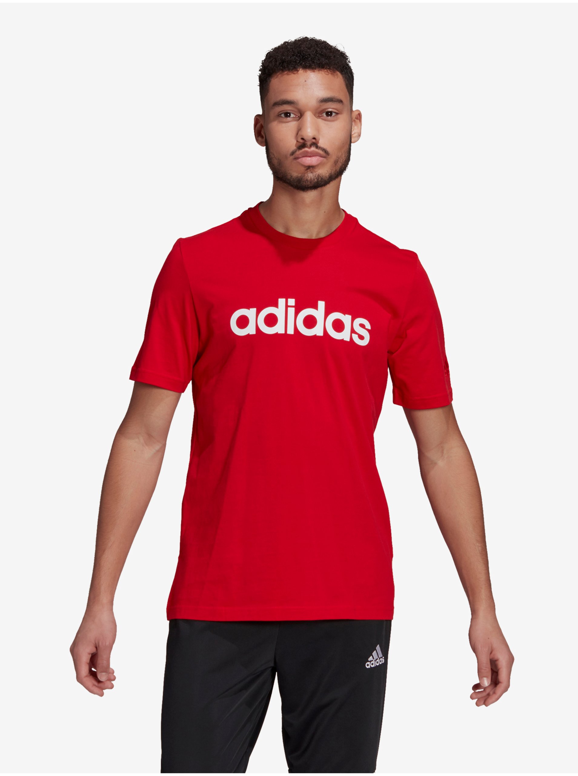 Red Men's T-Shirt Adidas Performance - Men's