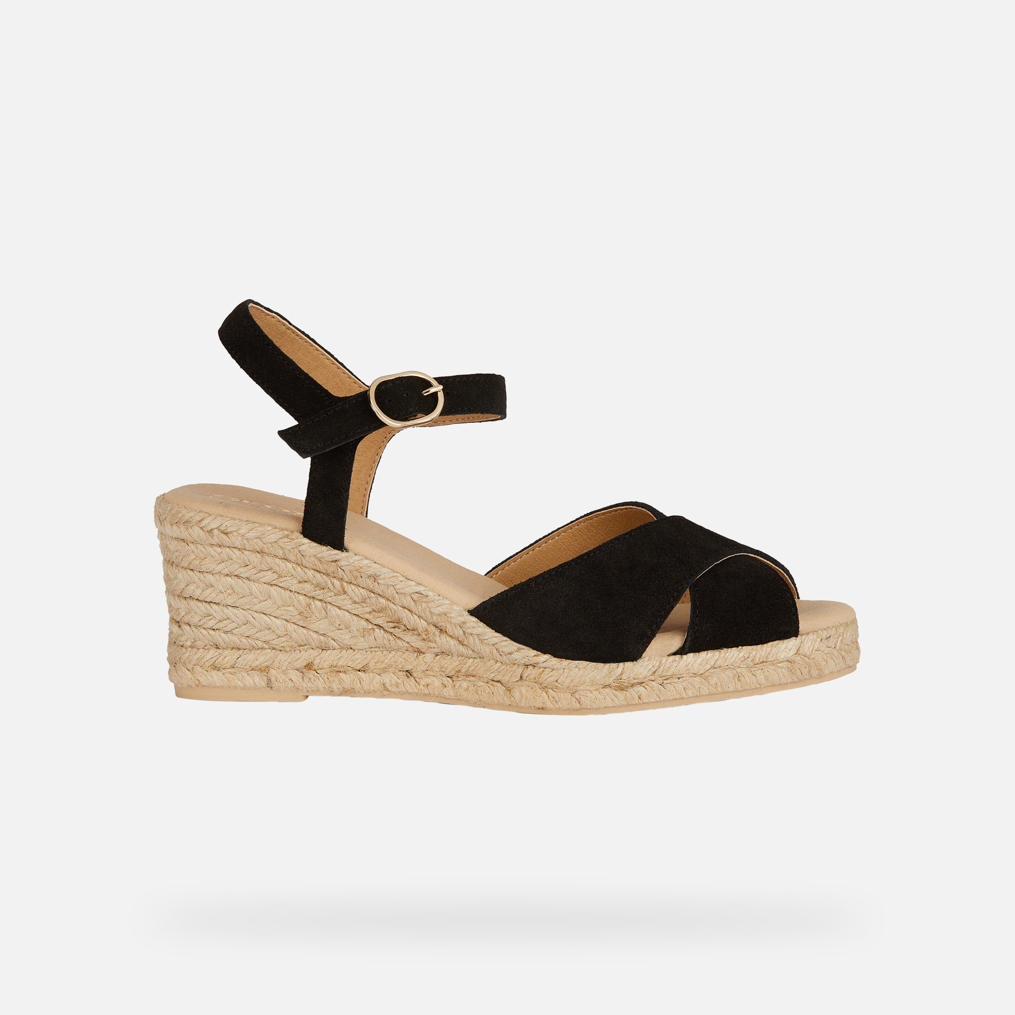 Black women's sandals Geox Gelsa Low - Women's