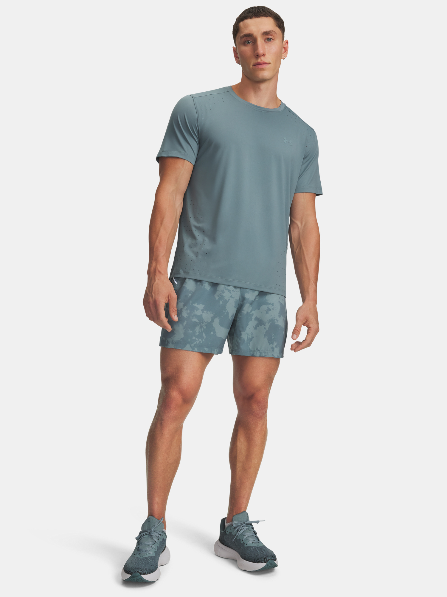 Men&#039;s shorts Under Armour Launch Pro 7in Prtd Short-GRN - Men&#039;s