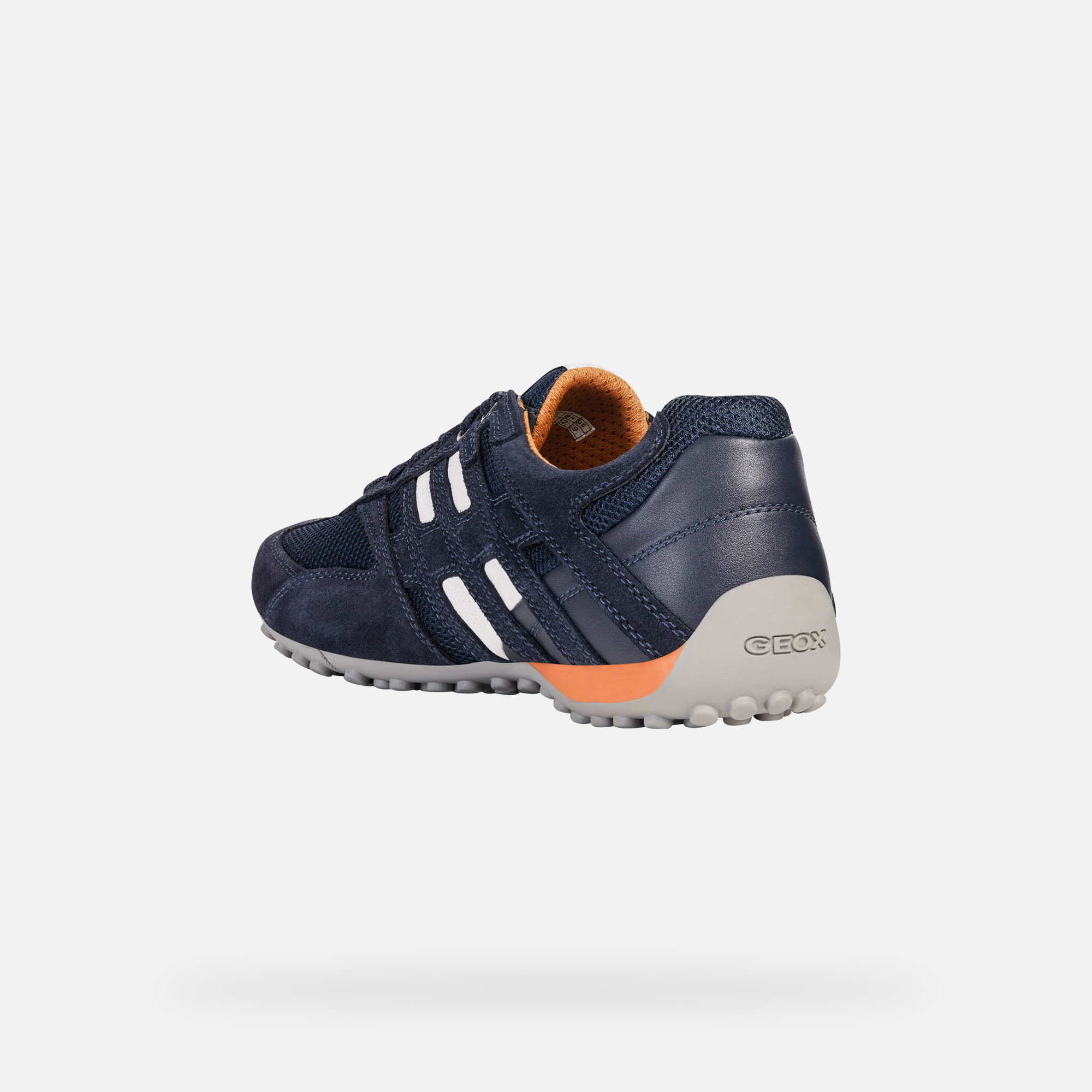 Dark blue men's sneakers Geox Snake - Men's