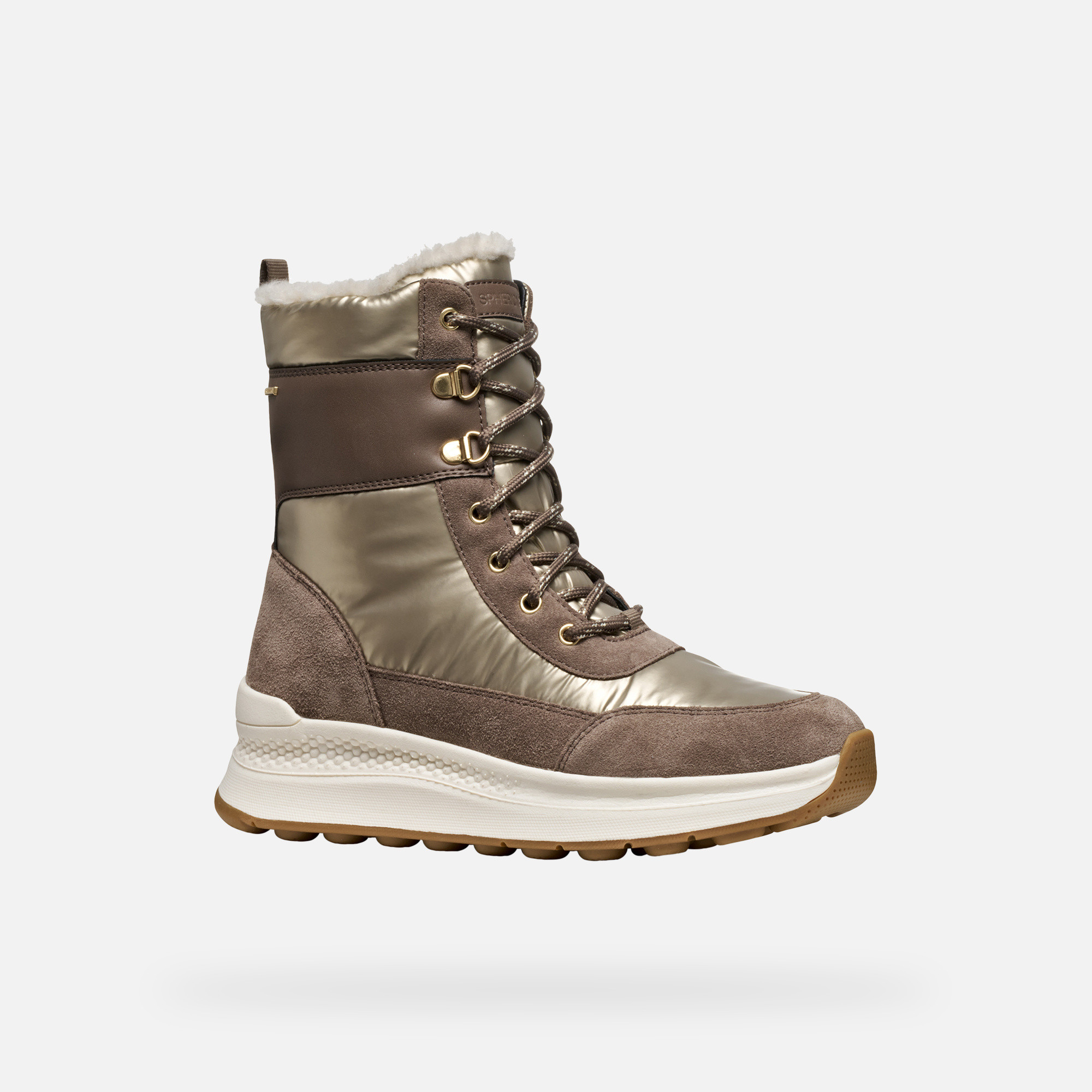 Geox Spherica X2 Brown Women's Ankle Boots - Ladies