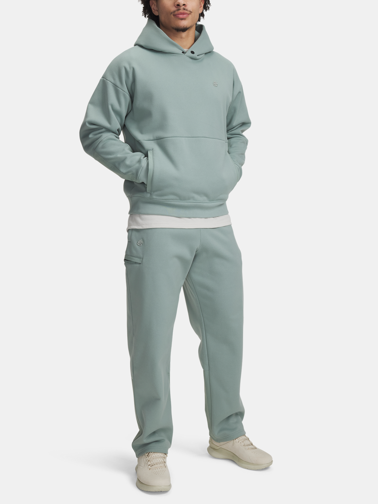 Men's Sports Pants Under Armour Curry DNA Fleece Pant - Men's