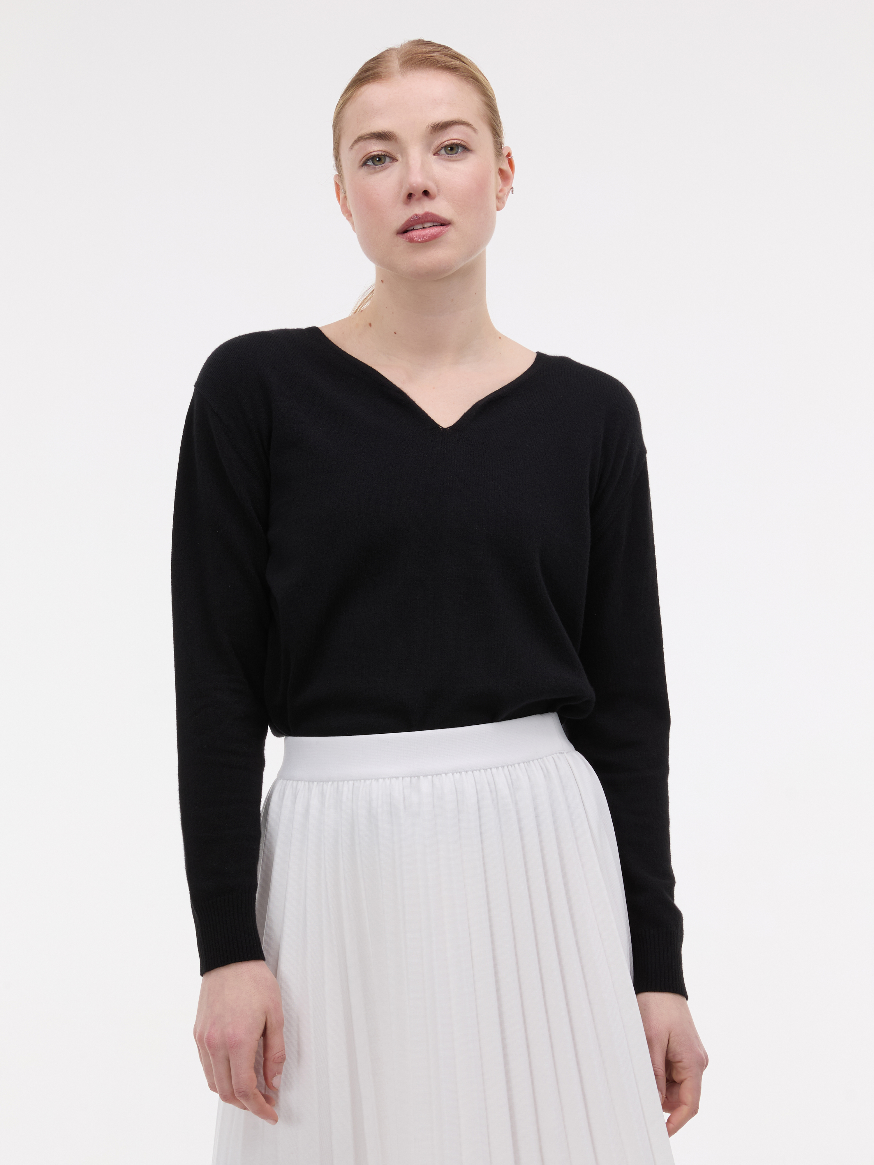 Черен дамски пуловер ORSAY