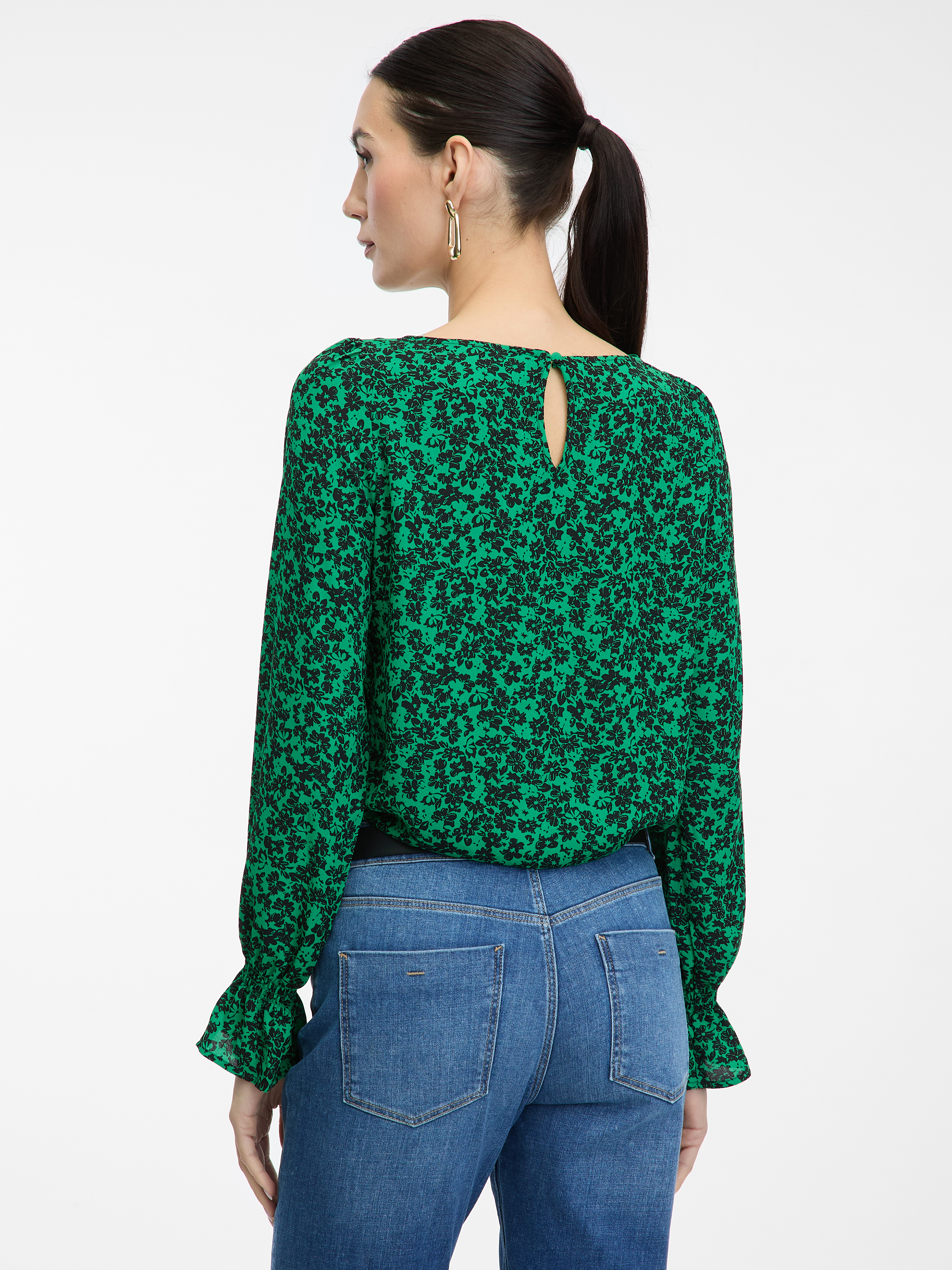 Topuri pentru femei ORSAY - verde, negru