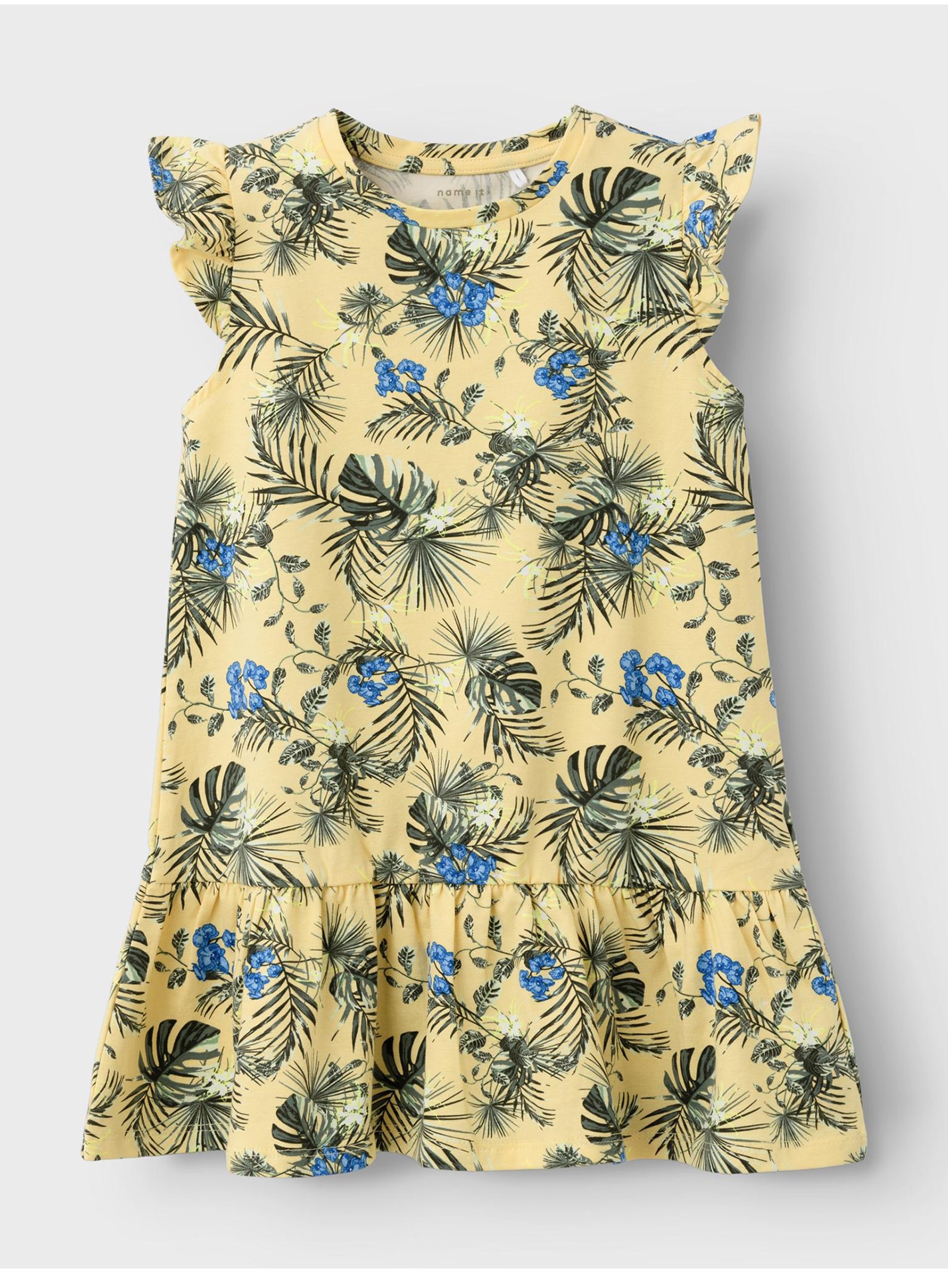 Yellow patterned dress name it Florence - Girls